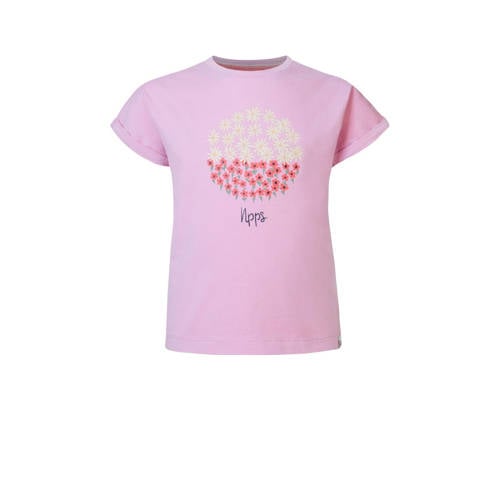 Noppies T-shirt Elberta met printopdruk roze