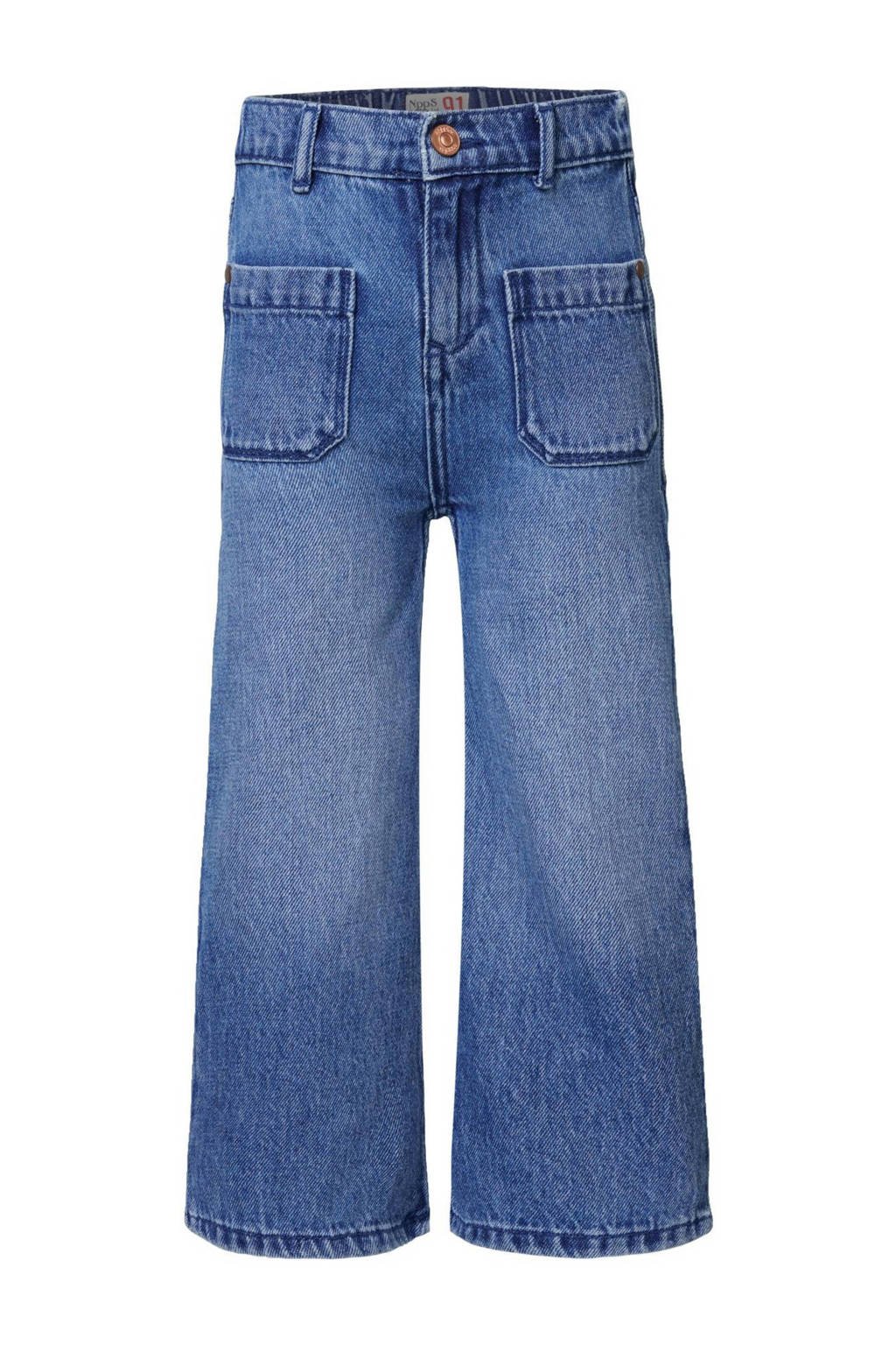 wide leg jeans Edwardsville medium blue denim wash