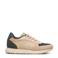 Woden suède sneakers beige/groen