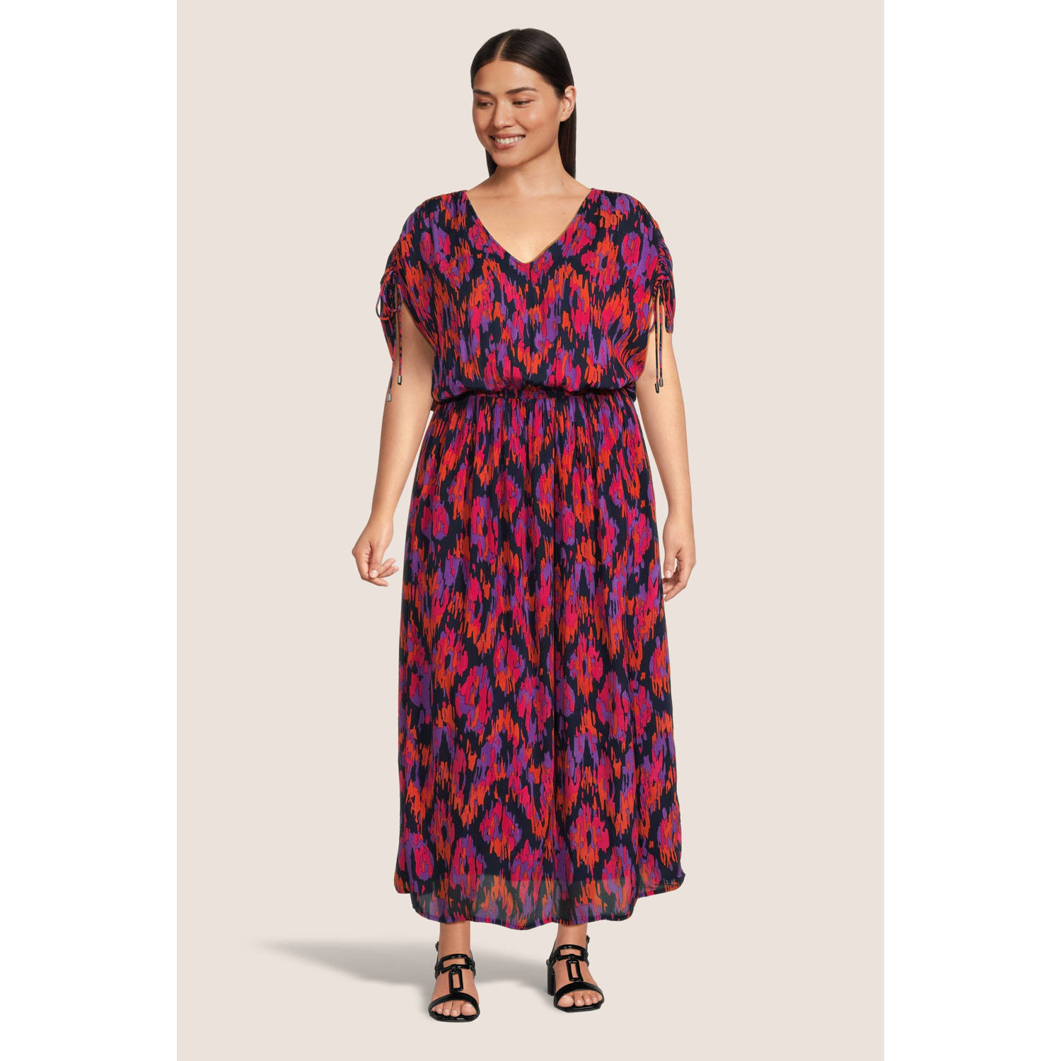 GREAT LOOKS maxi jurk met all over print