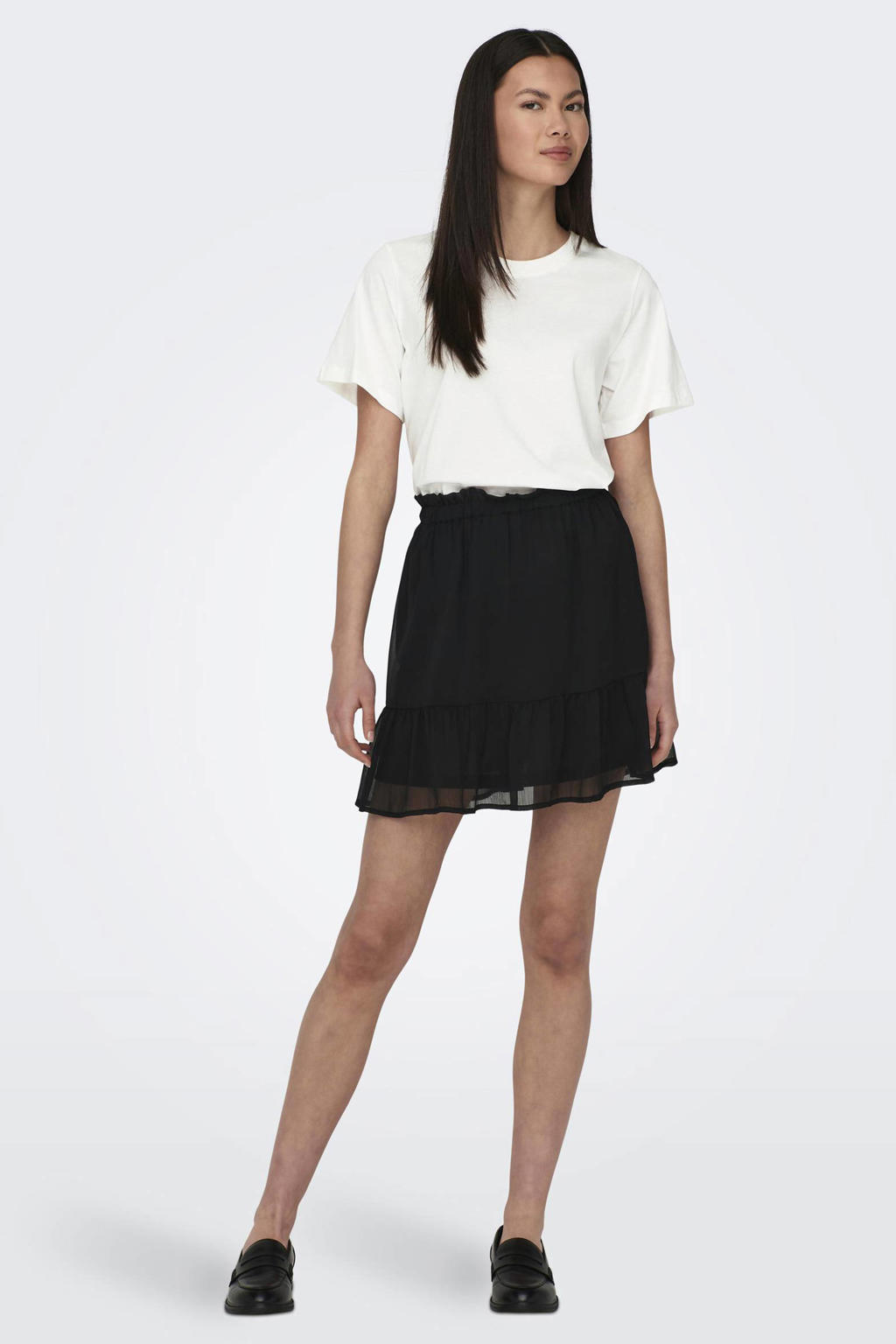 JDY JDYPISA geweven T-shirt wit