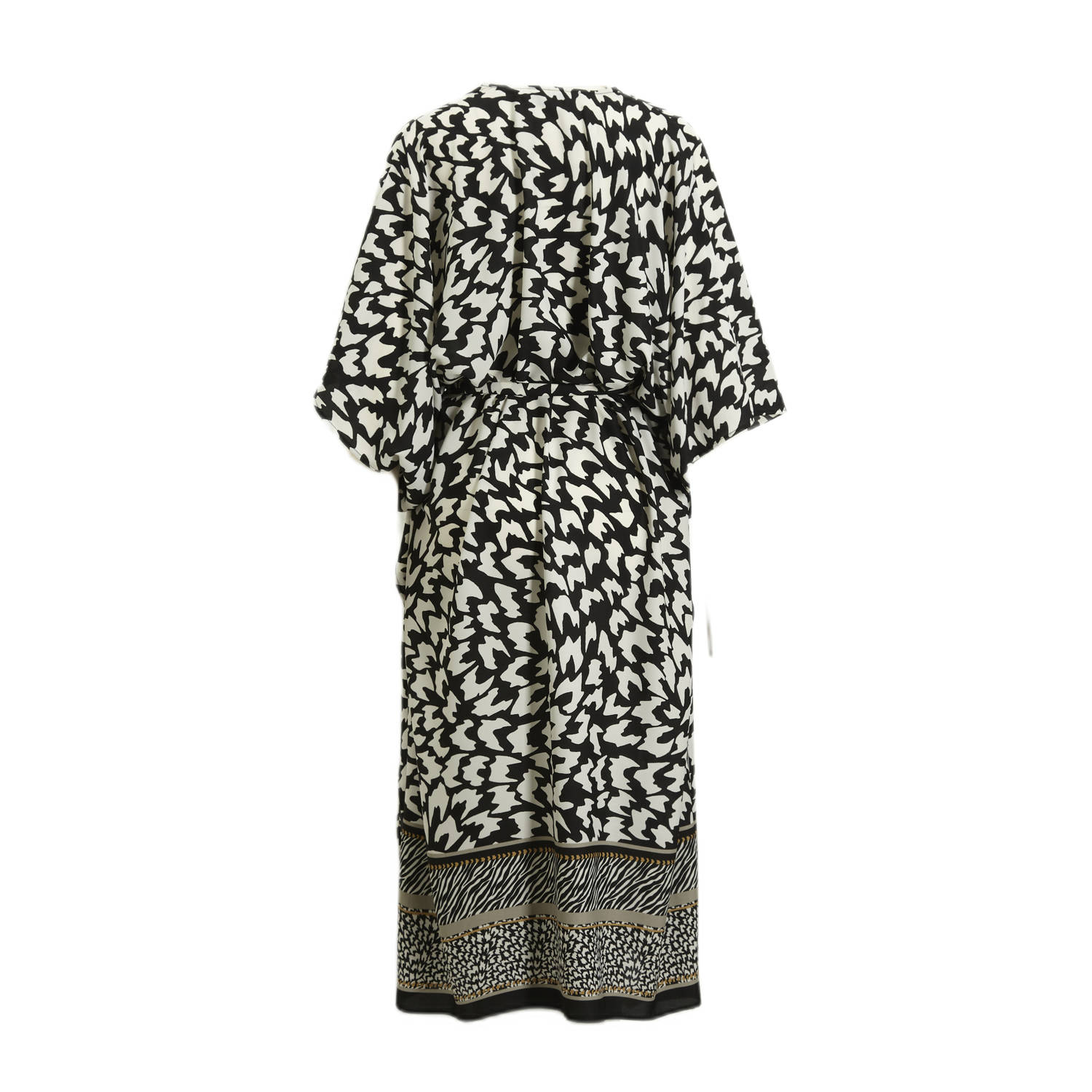 anytime kimono met geo print