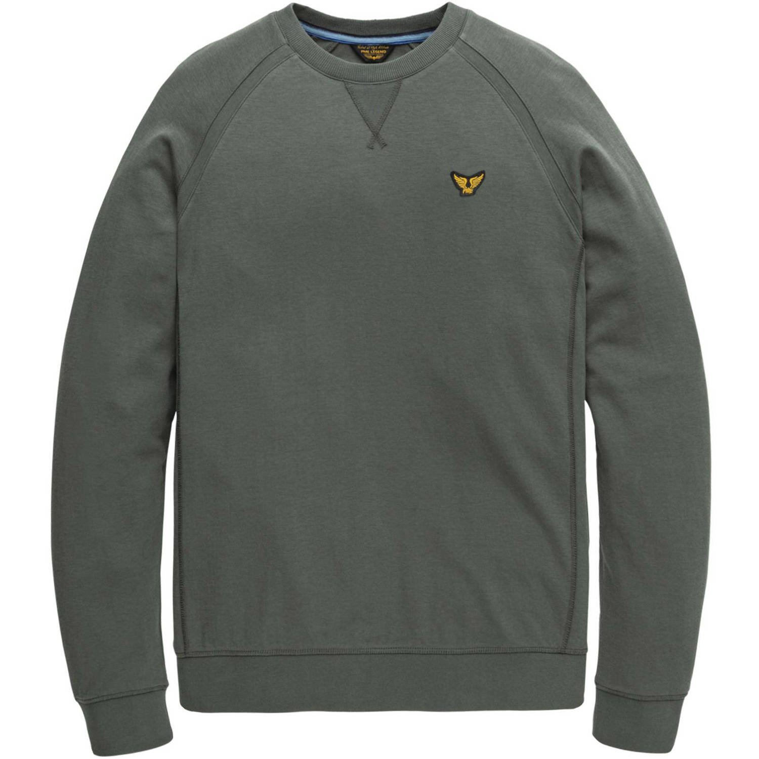 PME Legend sweater met logo groen