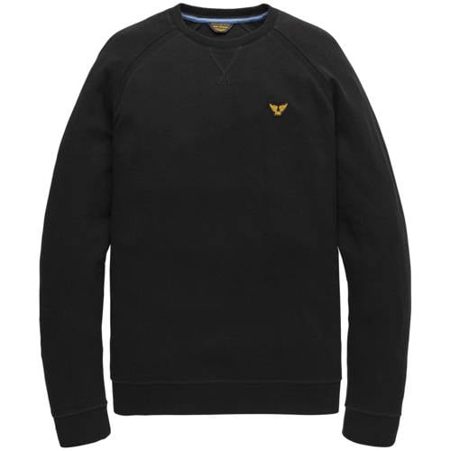PME Legend sweater met logo zwart