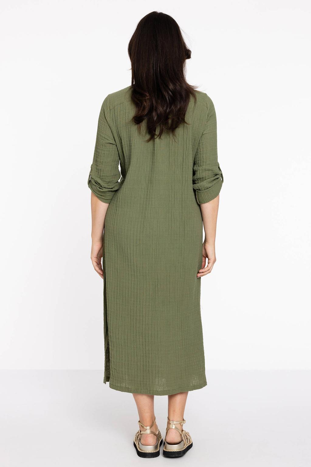 YOEK top Plus Size - lichtgroen