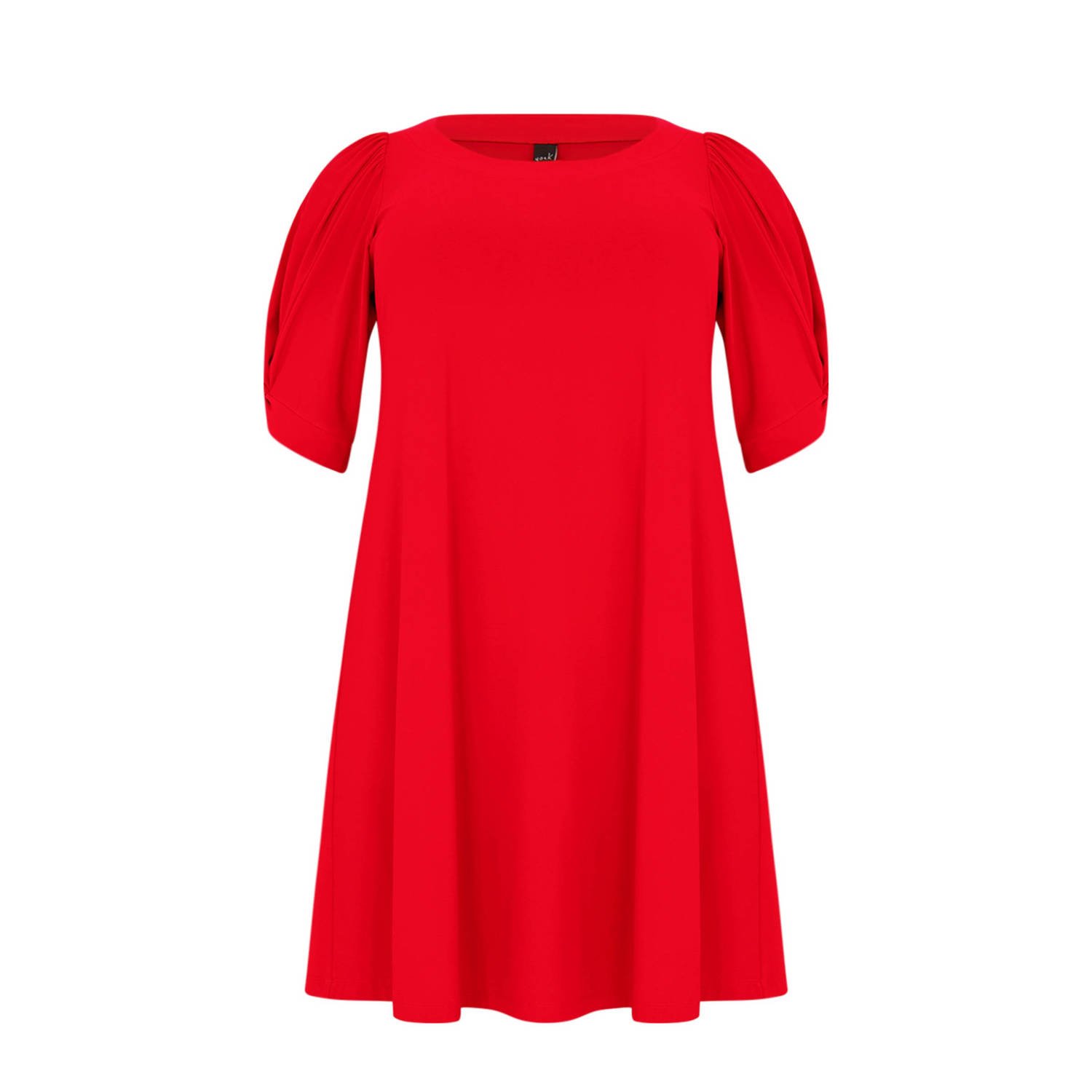 Yoek jurk Dolce rood