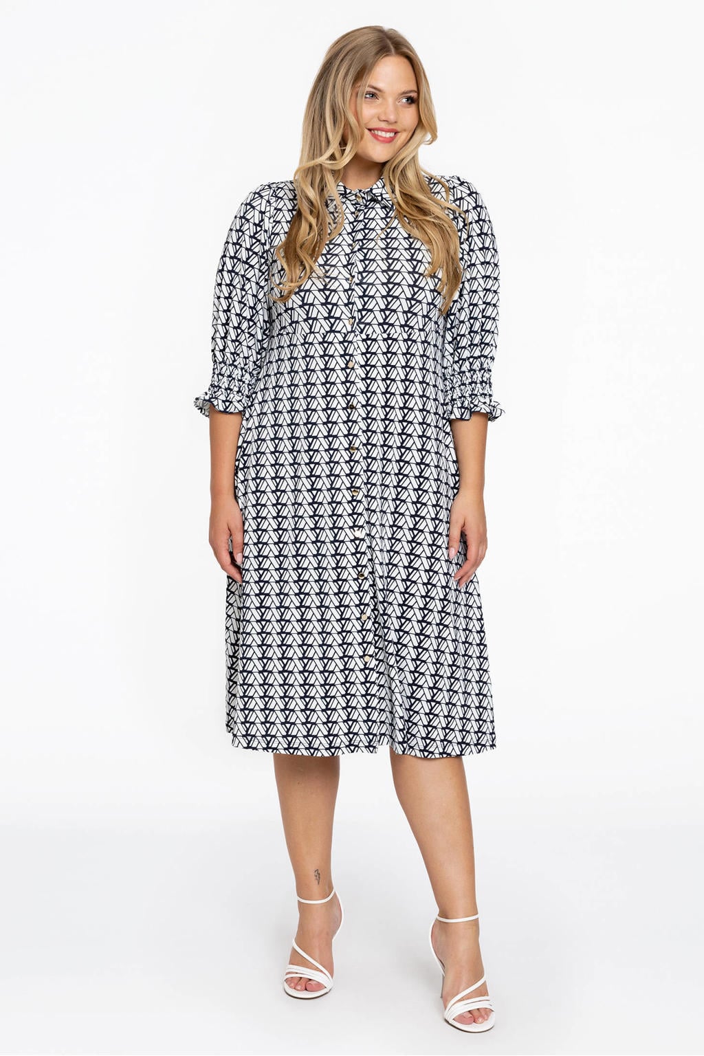 YOEK jurk Plus Size - ecru