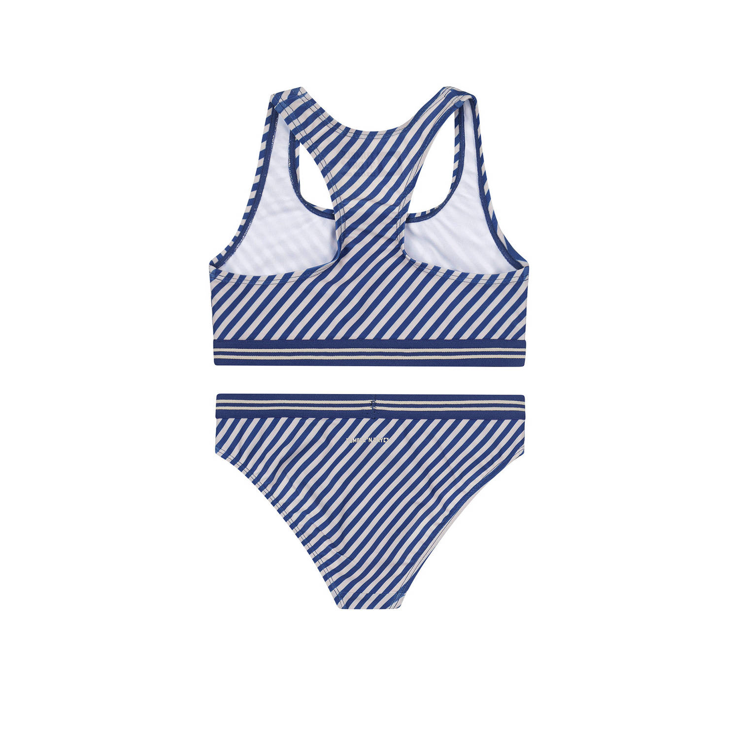 Tumble 'n Dry crop bikini Sol donkerblauw lichtroze