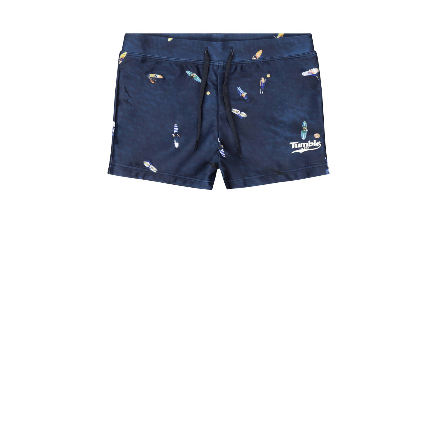 Tumble 'n Dry zwemshort Pacific donkerblauw Zwemboxer Jongens Polyester 110 116