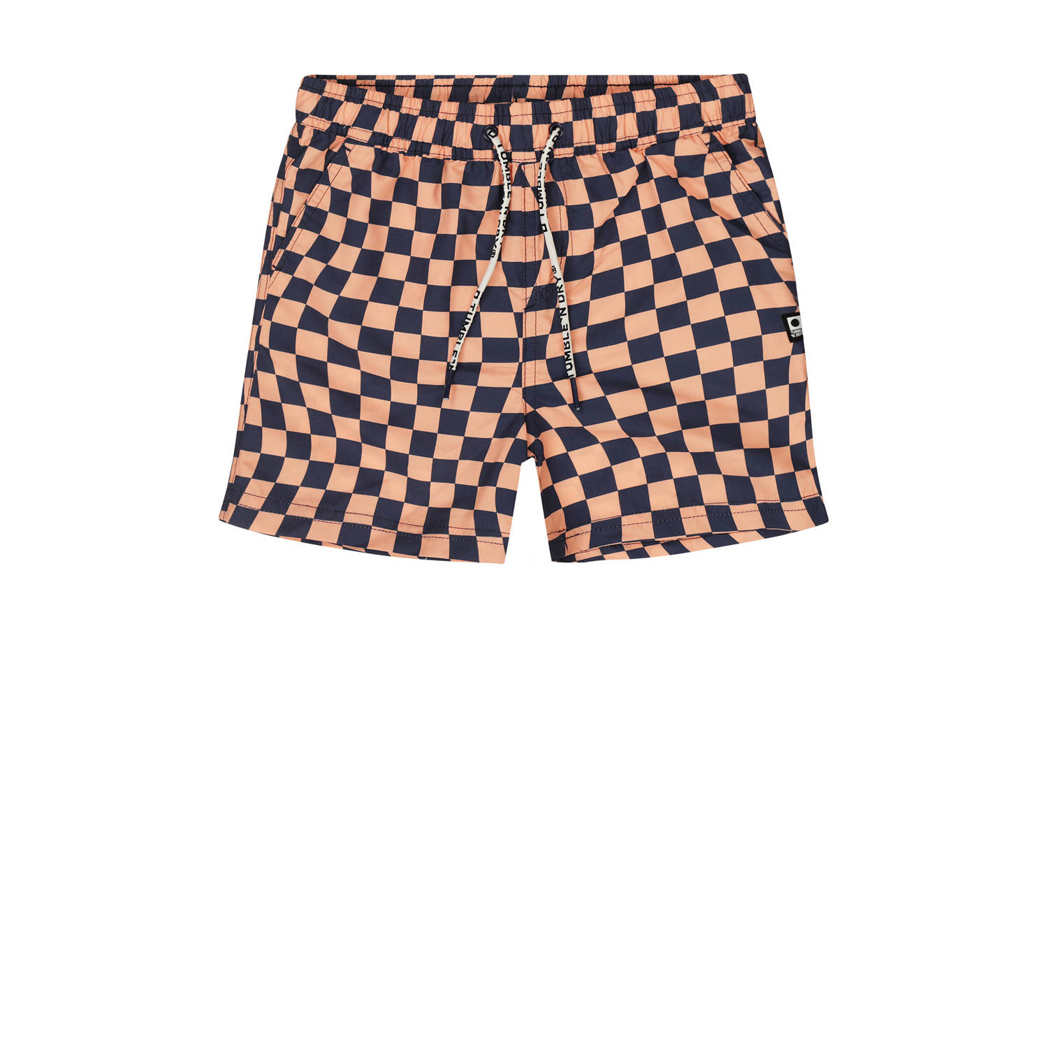 Tumble 'n Dry zwemshort Shore oranje donkerblauw