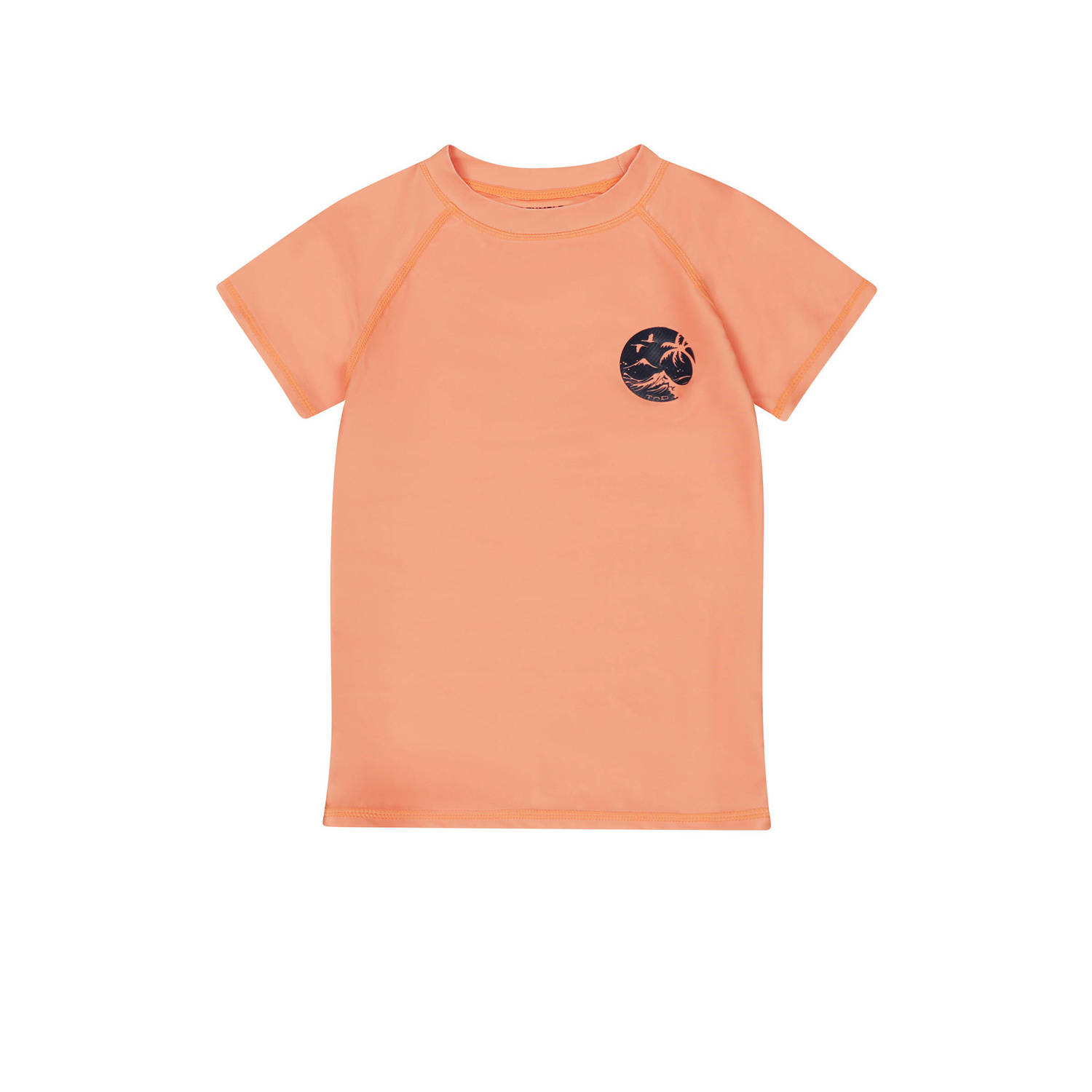Tumble 'n Dry UV T-shirt Coast oranje UV shirt Jongens Polyester Ronde hals 110 116