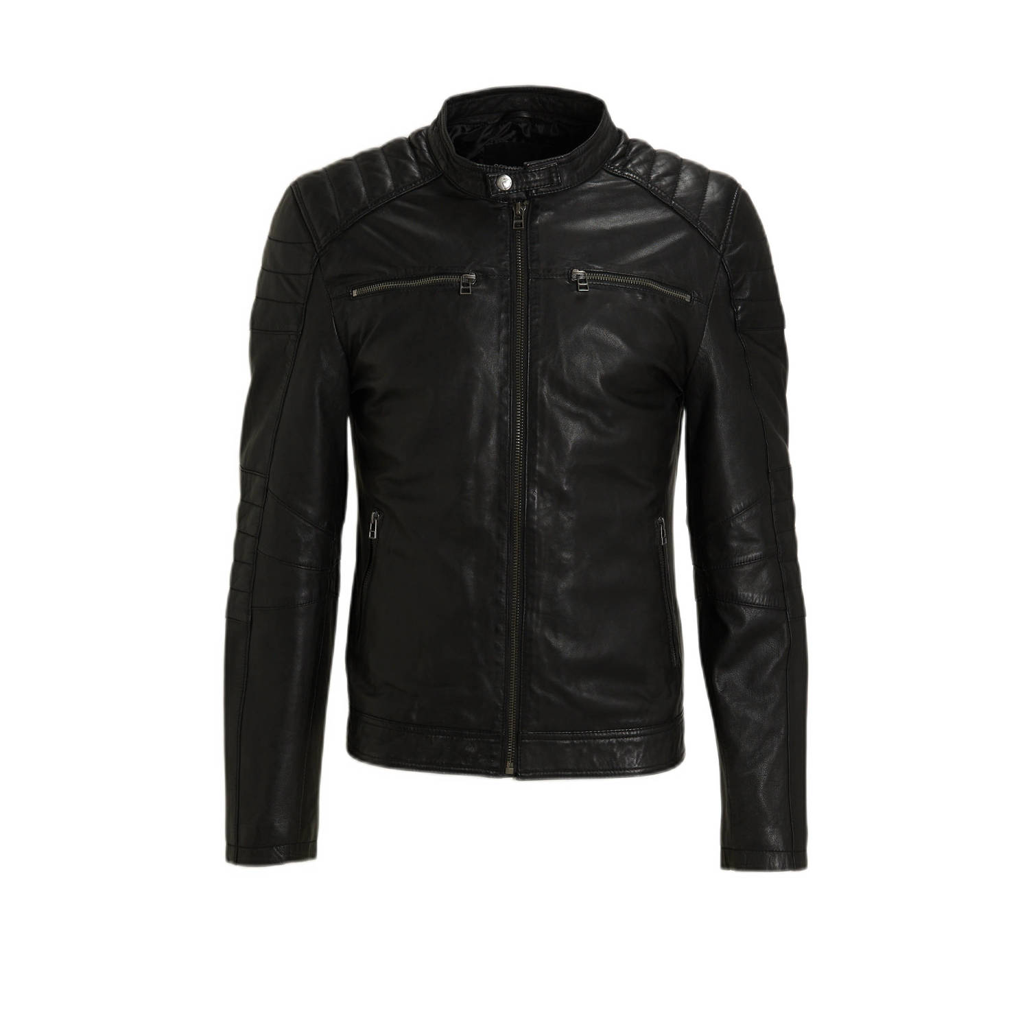 Goosecraft leren jas Jacket965 black