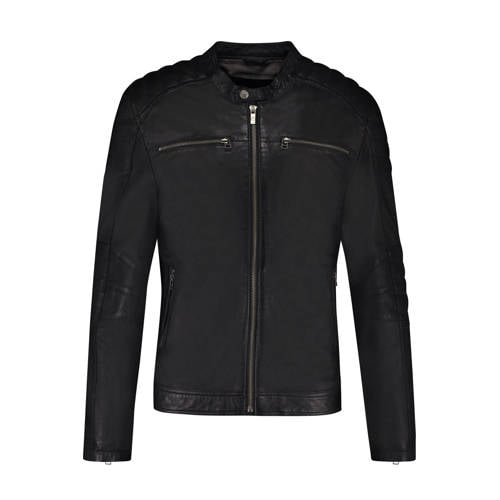 Goosecraft leren jas Jacket black afbeelding