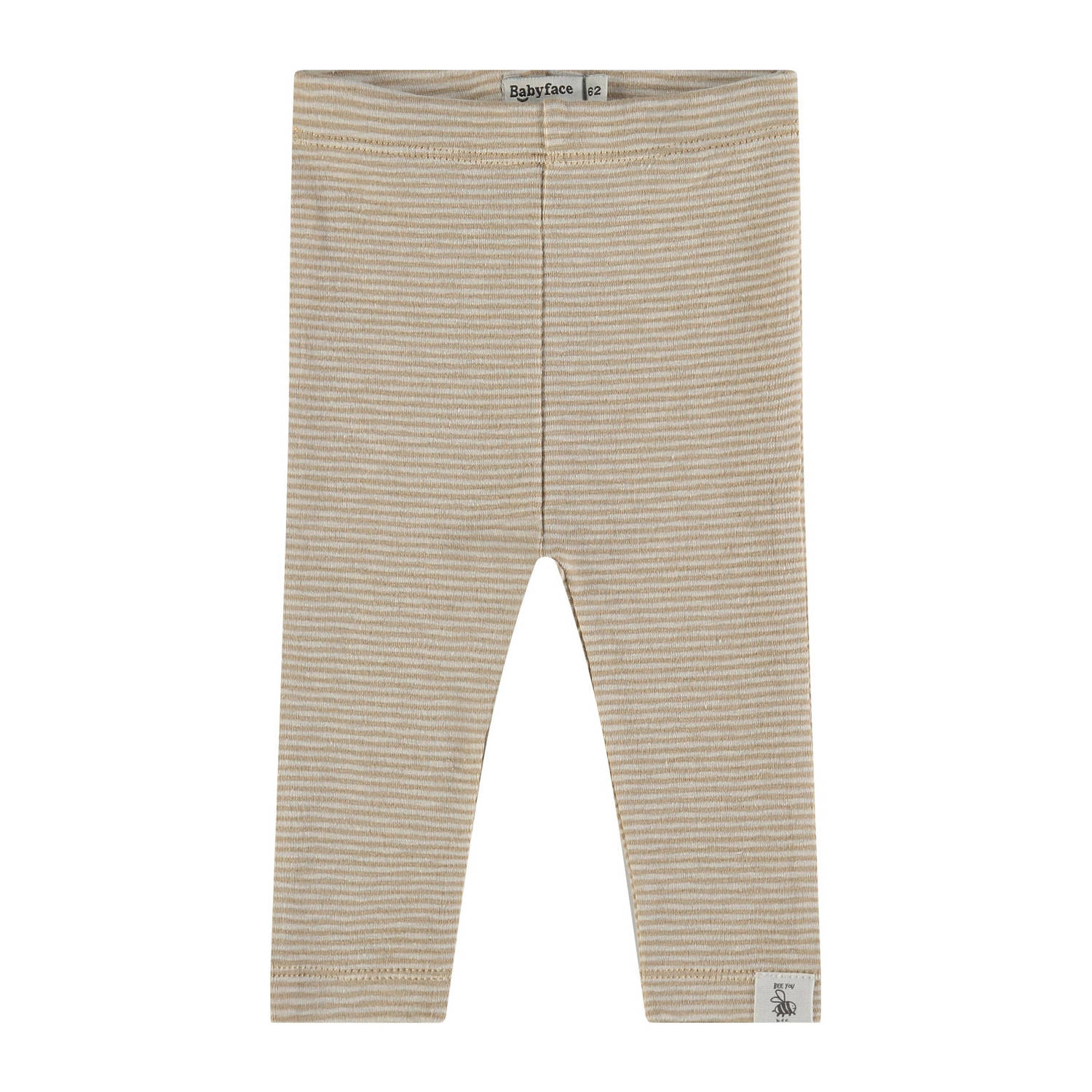 Babyface baby regular fit broek beige Stretchkatoen Effen 50