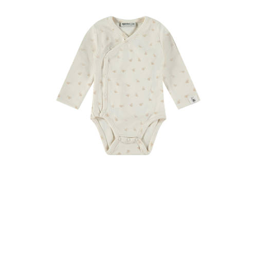 Babyface romper met all over print ecru/beige afbeelding