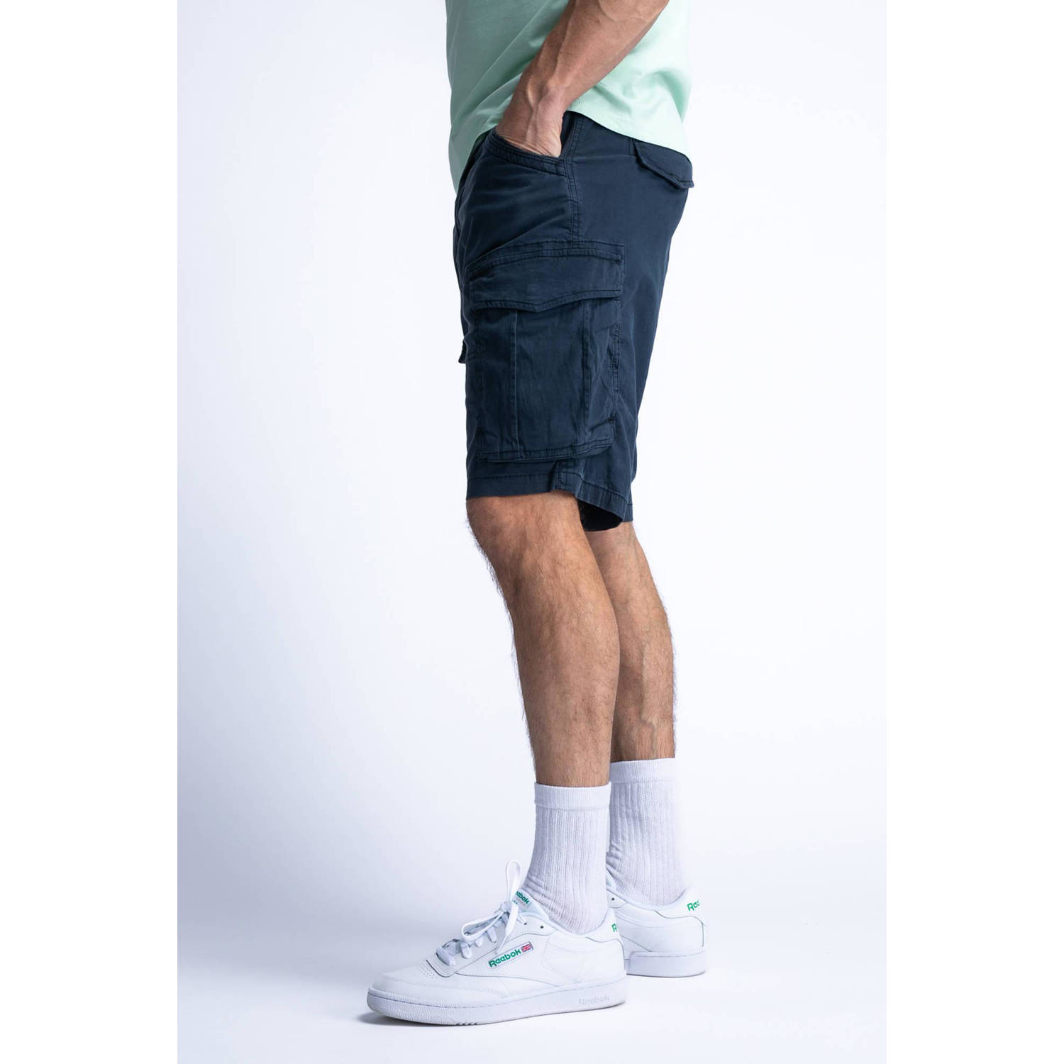 Petrol Industries regular fit cargo short navy blue