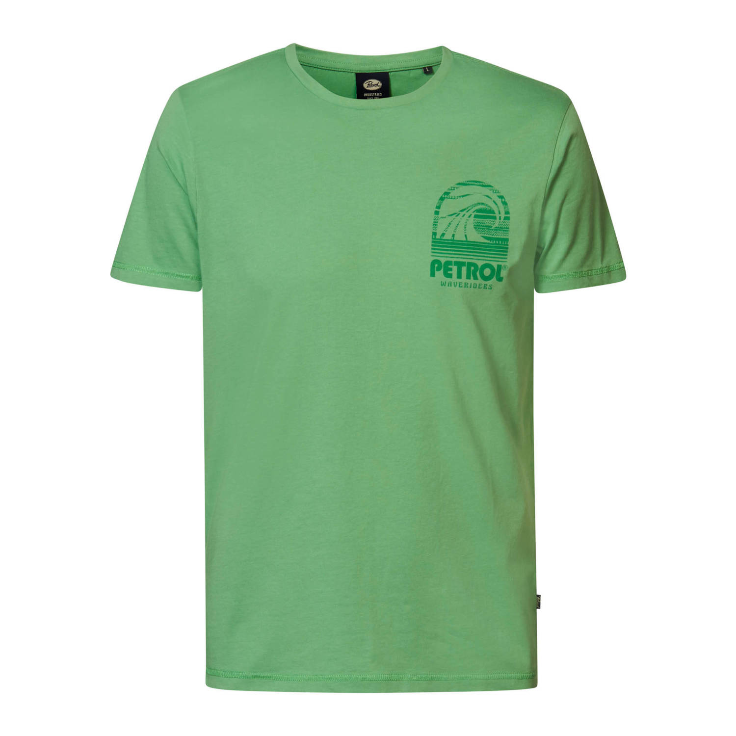 Petrol Industries T-shirt met backprint grass