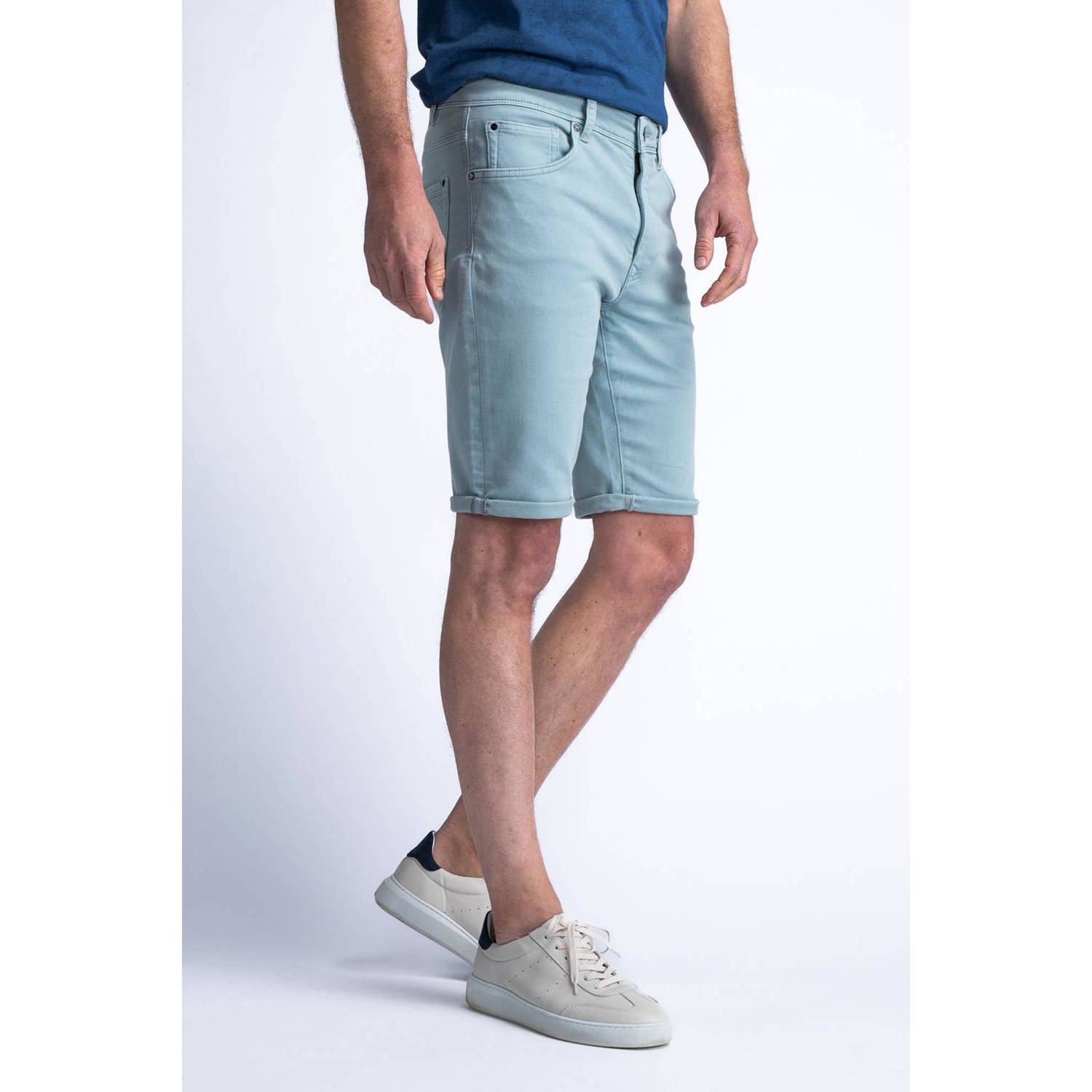 Petrol Industries regular fit short aqua grey