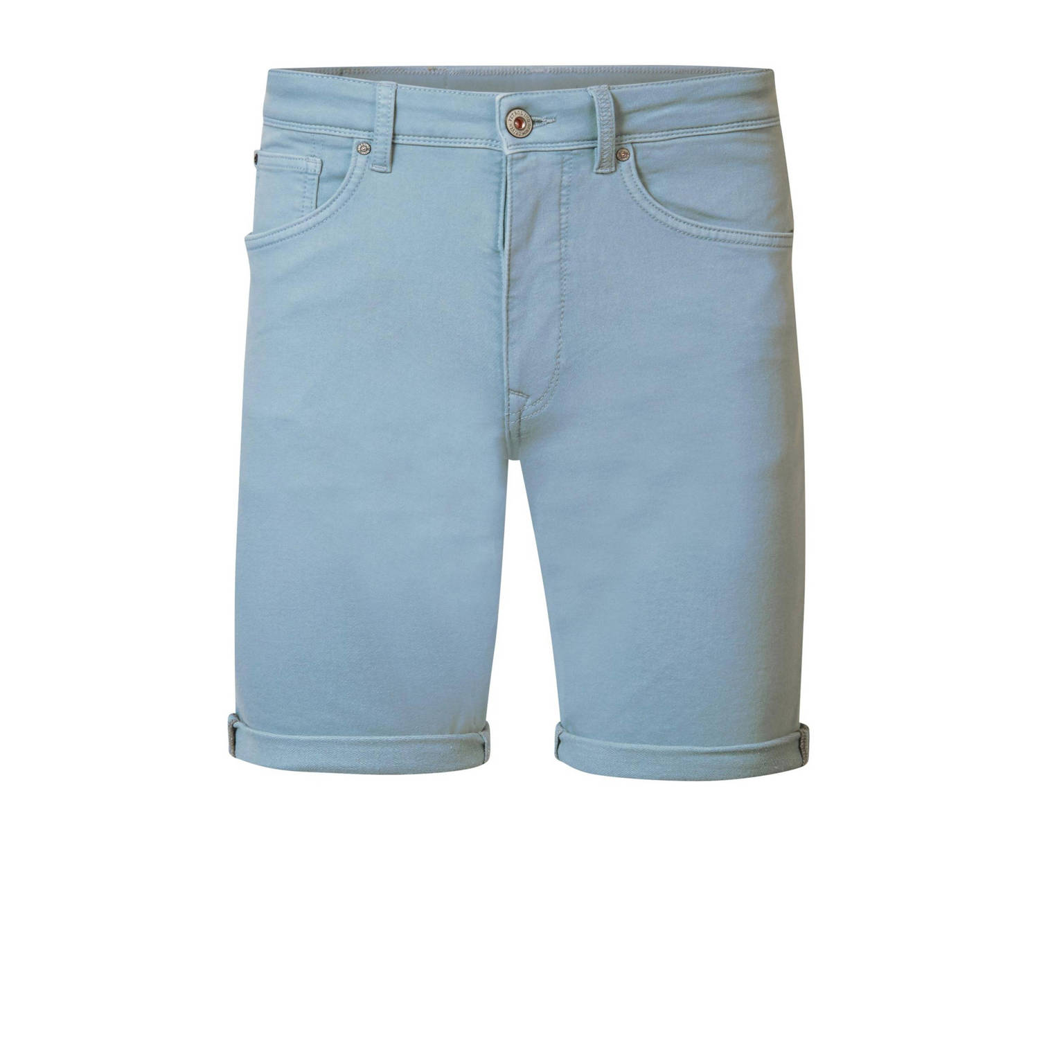 Petrol Denim Aqua Grey Heren Shorts Blue Heren