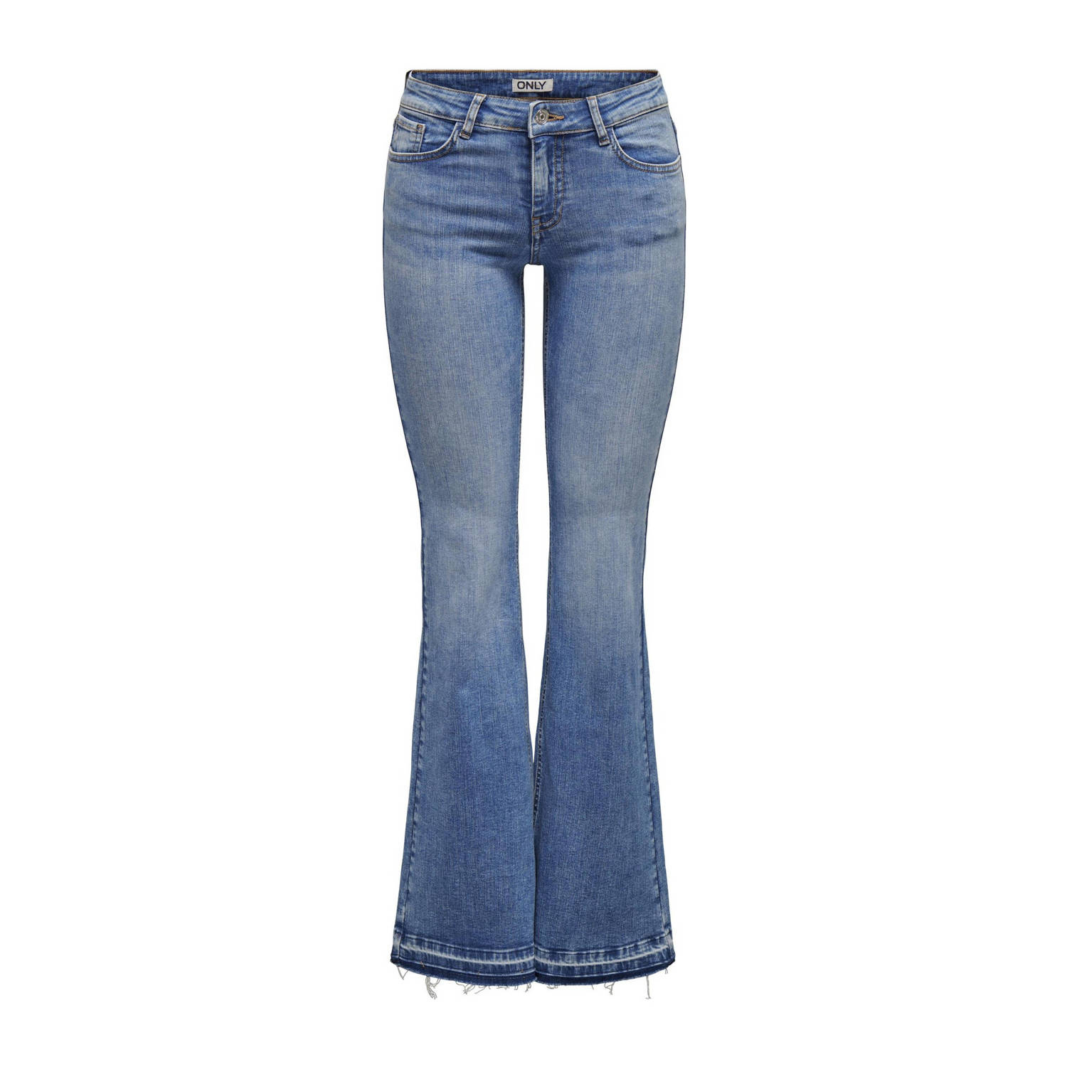 ONLY low waist flared jeans ONLTIGER medium blue denim