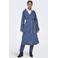 ONLY trenchcoat jas ONLMALOU medium blue denim