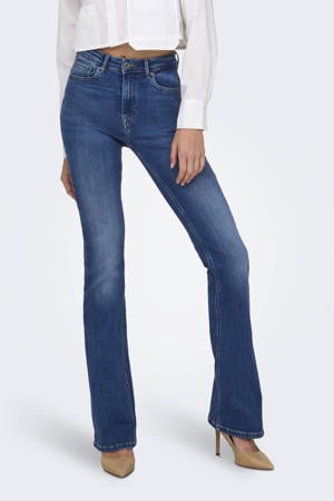 high waist flared jeans ONLPAOLA light blue denim