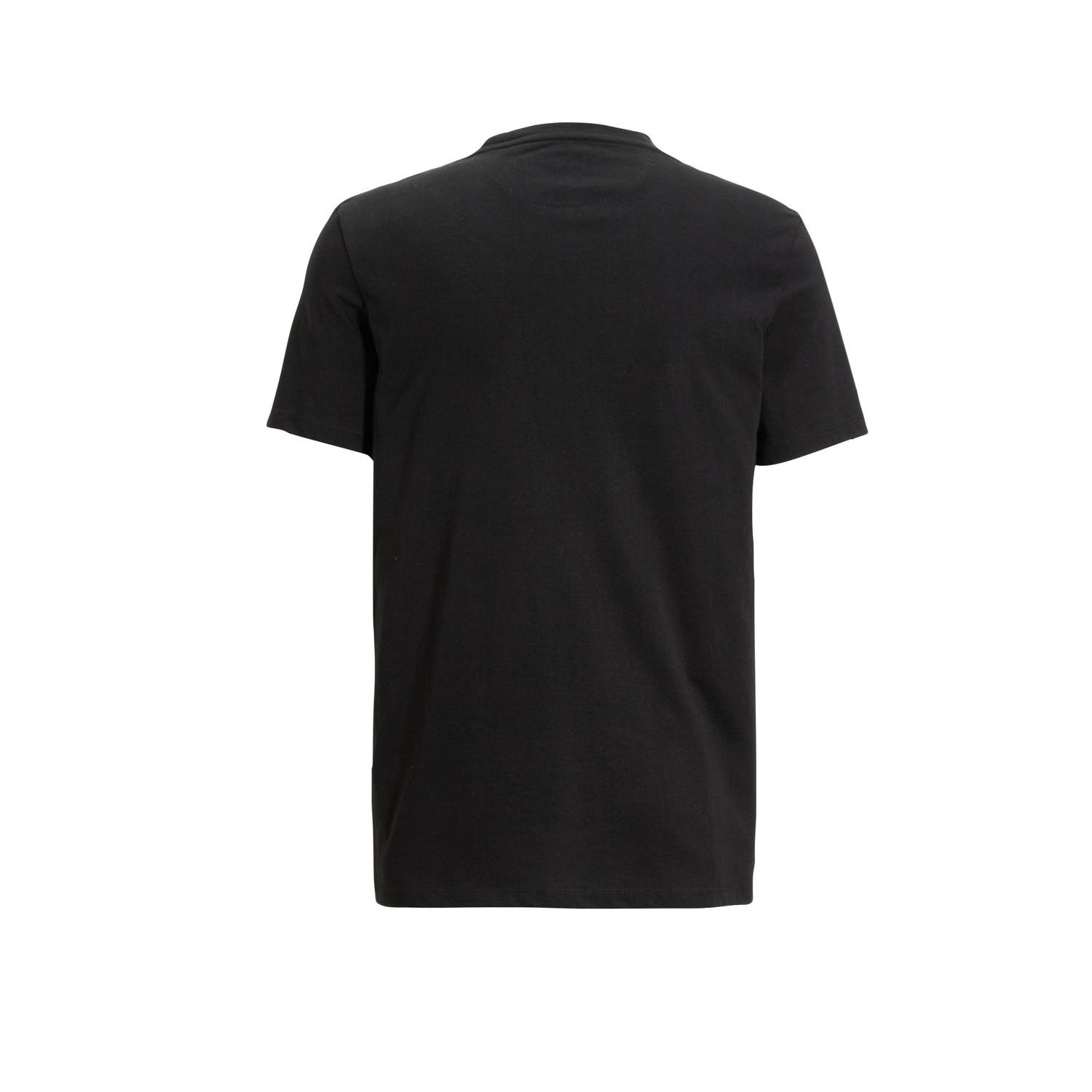Timberland slim fit T-shirt met logo zwart