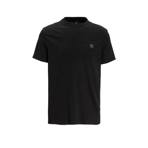 Timberland slim fit T-shirt met logo zwart zwart afbeelding