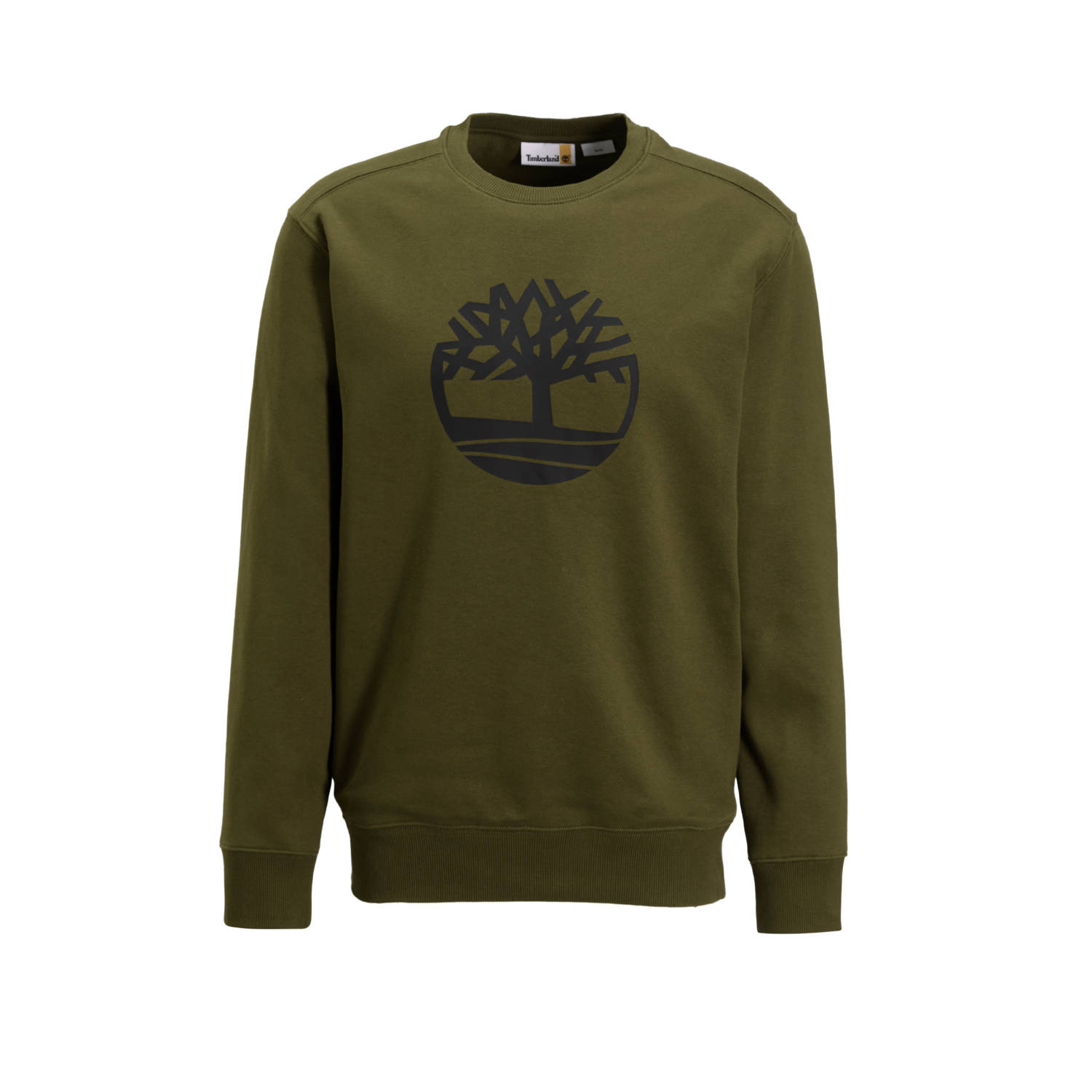 Timberland sweater met logo donkergroen