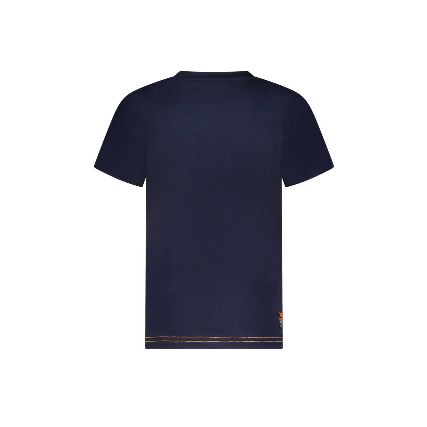 TYGO & vito T-shirt Twist feloranje donkerblauw