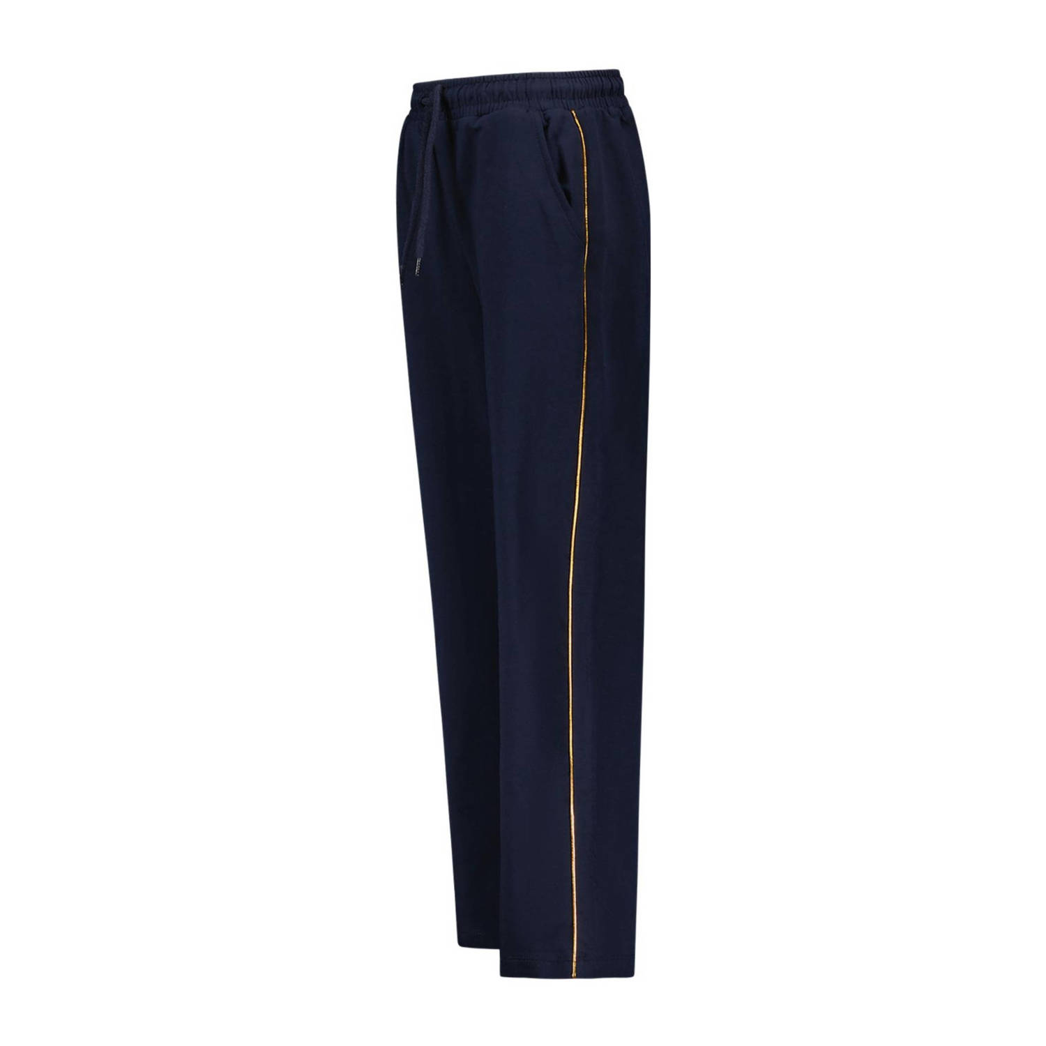 TYGO & vito regular fit broek Pip met zijstreep donkerblauw