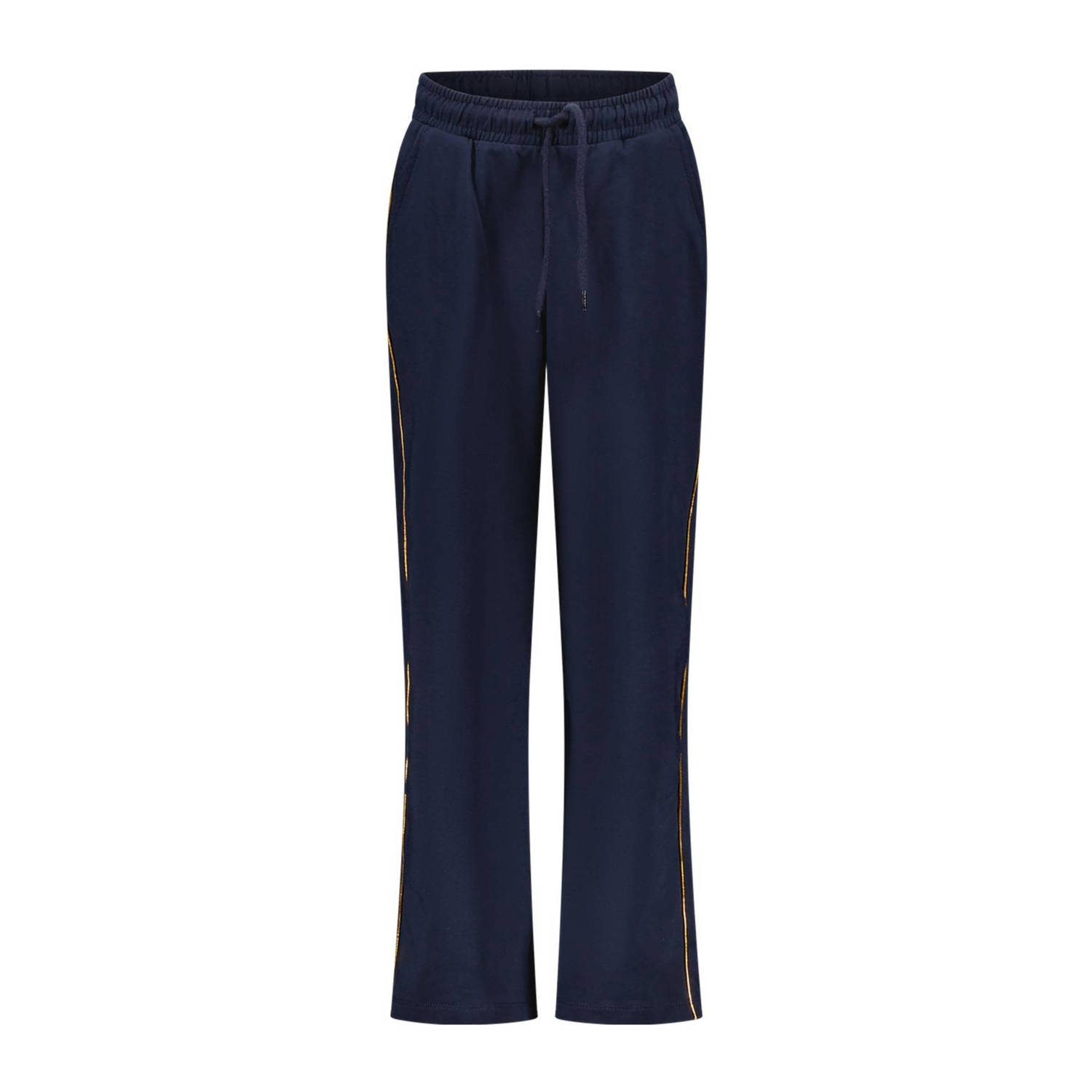 TYGO & vito regular fit broek Pip met zijstreep donkerblauw