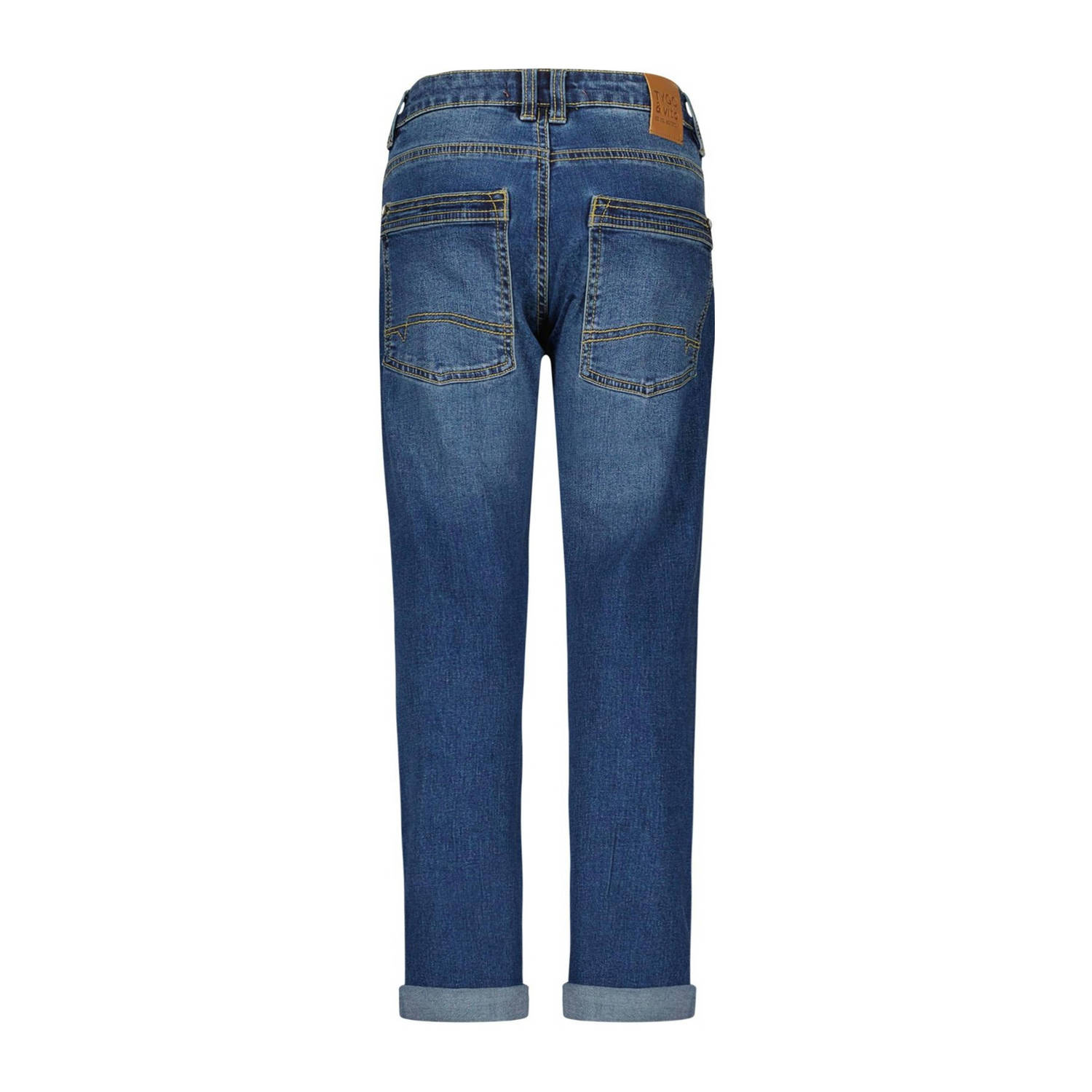 TYGO & vito straight leg fit jeans Boaz medium blue denim