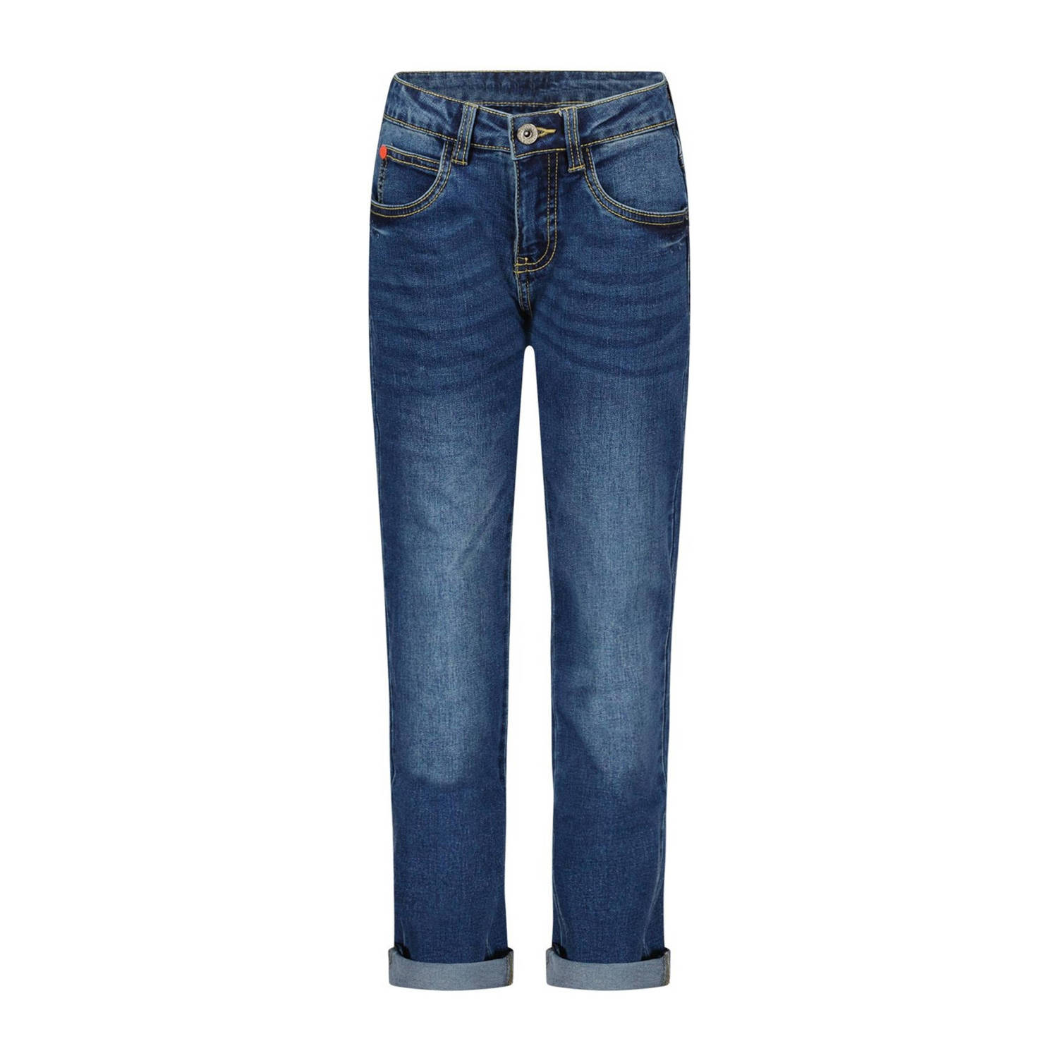TYGO & vito straight fit jeans Boaz medium blue denim Blauw Jongens Katoen 152