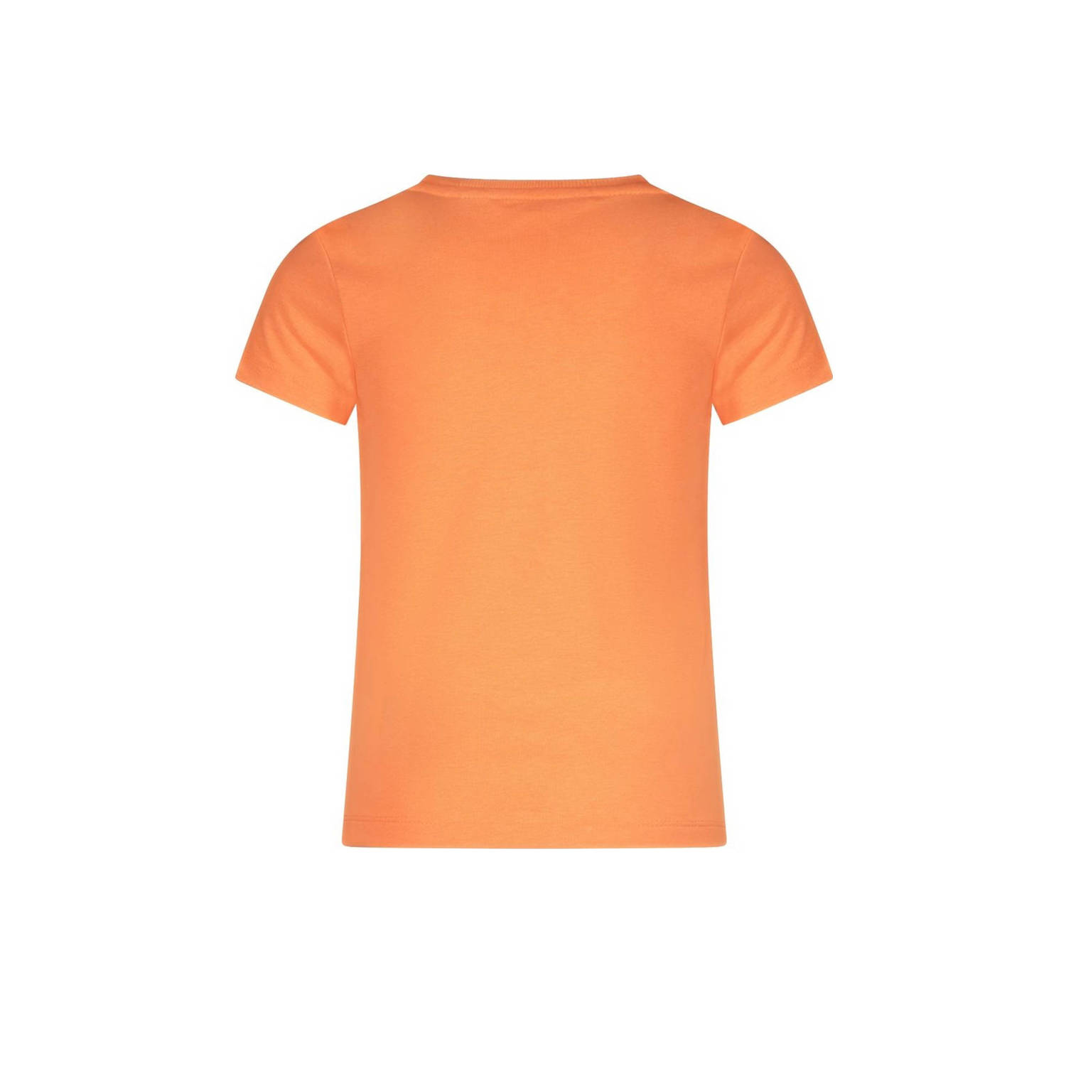 TYGO & vito T-shirt met printopdruk koraal