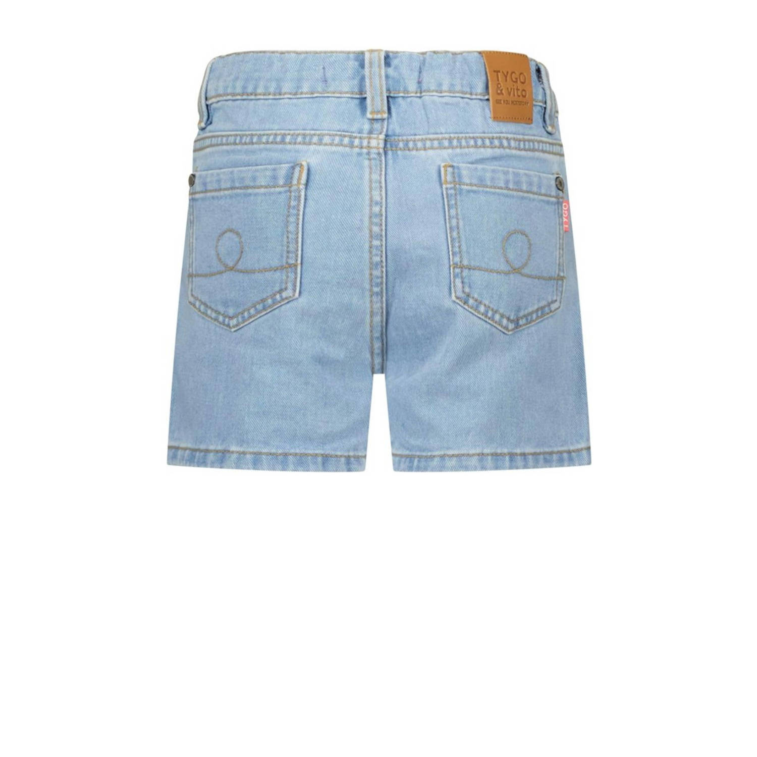 TYGO & vito regular fit denim short Jenna vintage blue