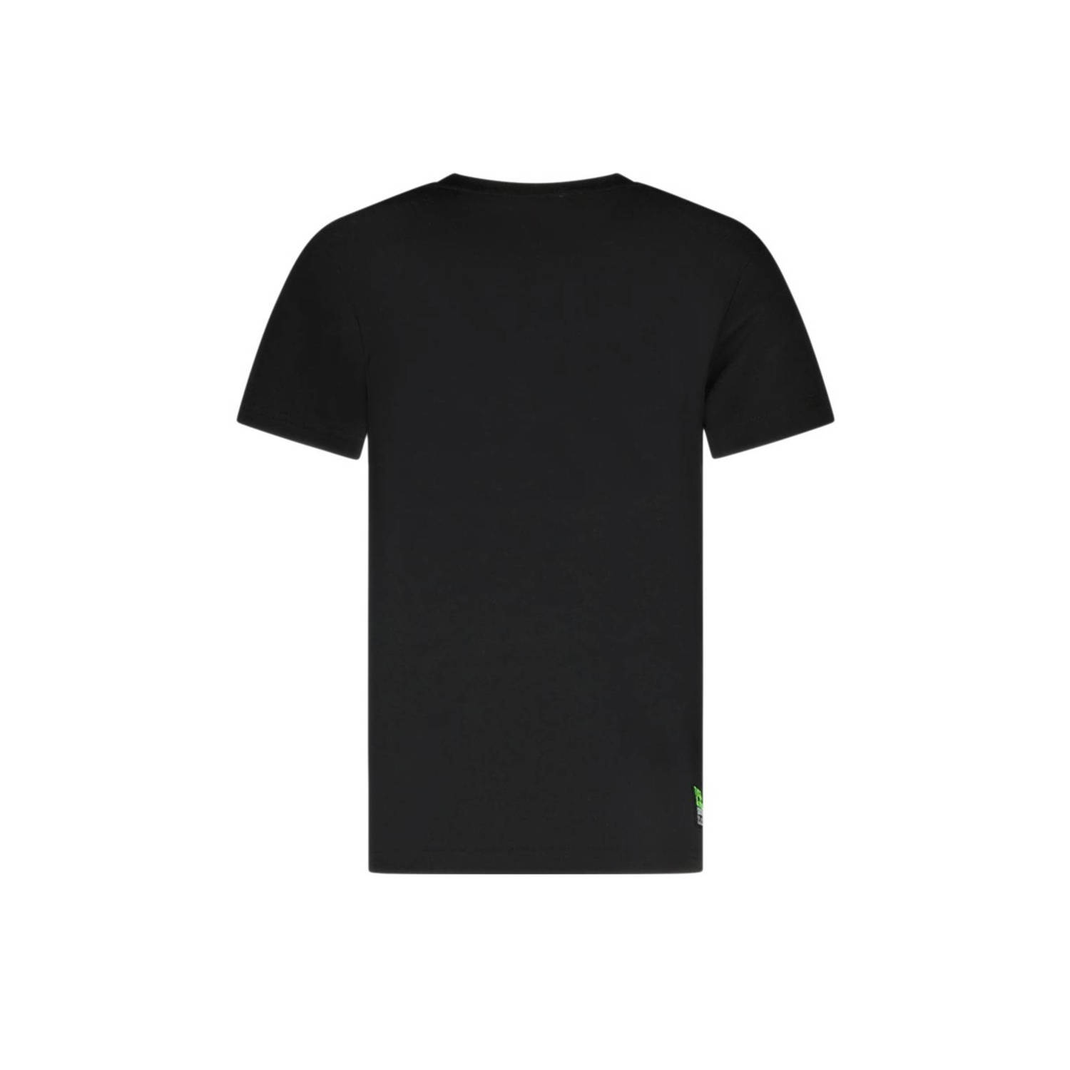 TYGO & vito T-shirt John met printopdruk zwart