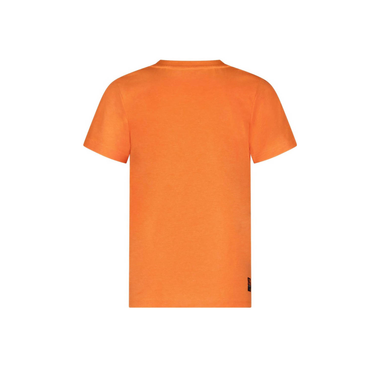 TYGO & vito T-shirt Holland met contrastbies oranje