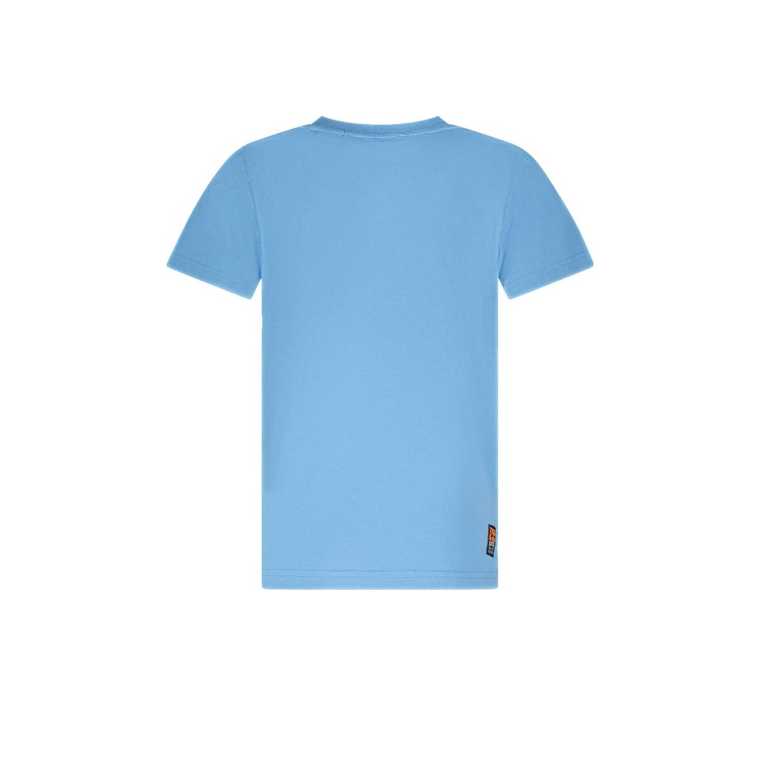 TYGO & vito T-shirt Jaimy met printopdruk lichtblauw