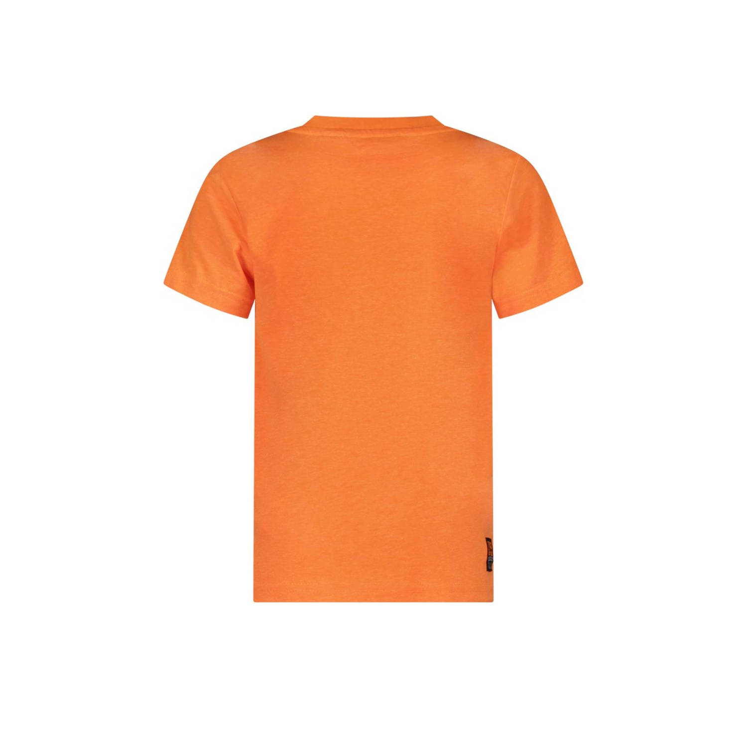 TYGO & vito T-shirt James met logo feloranje