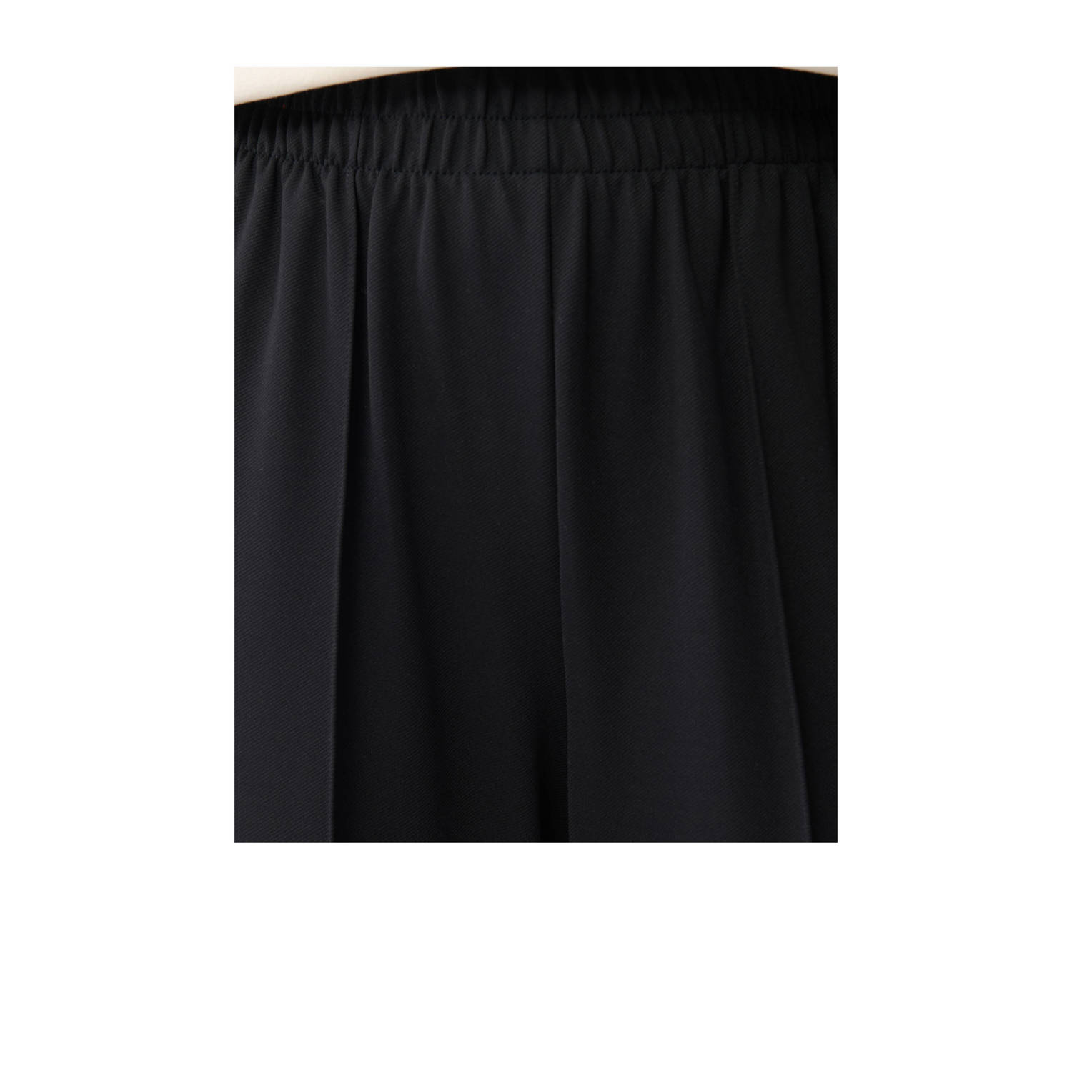 Shoeby high waist wide leg pantalon zwart