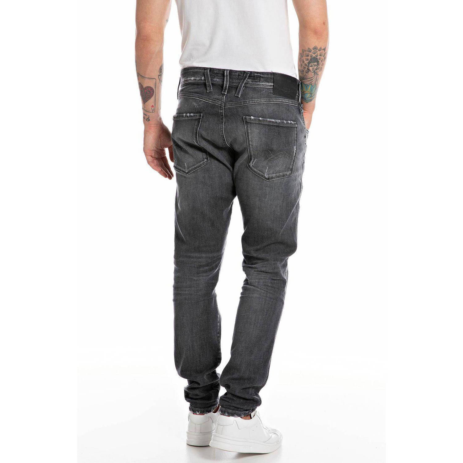 REPLAY slim fit jeans BRONNY dark grey