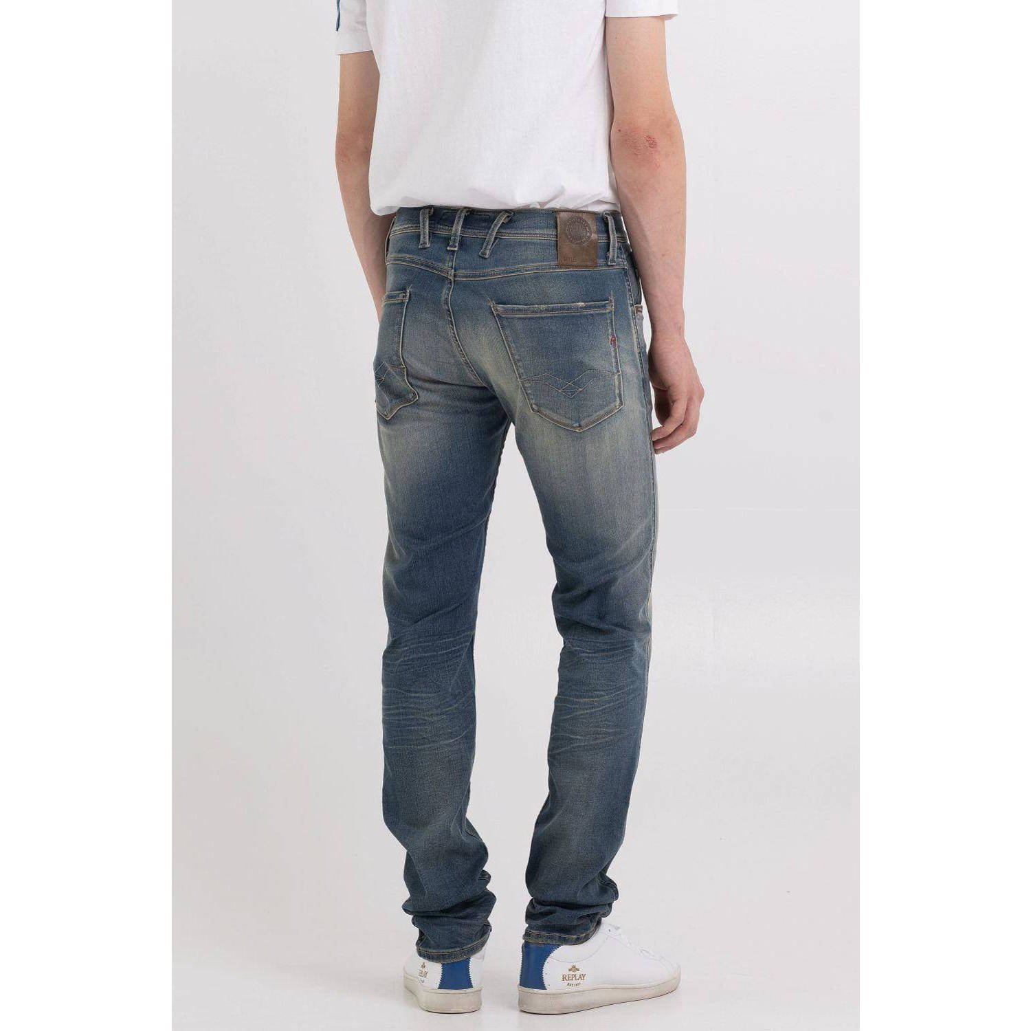 REPLAY slim fit jeans ANBASS medium blue