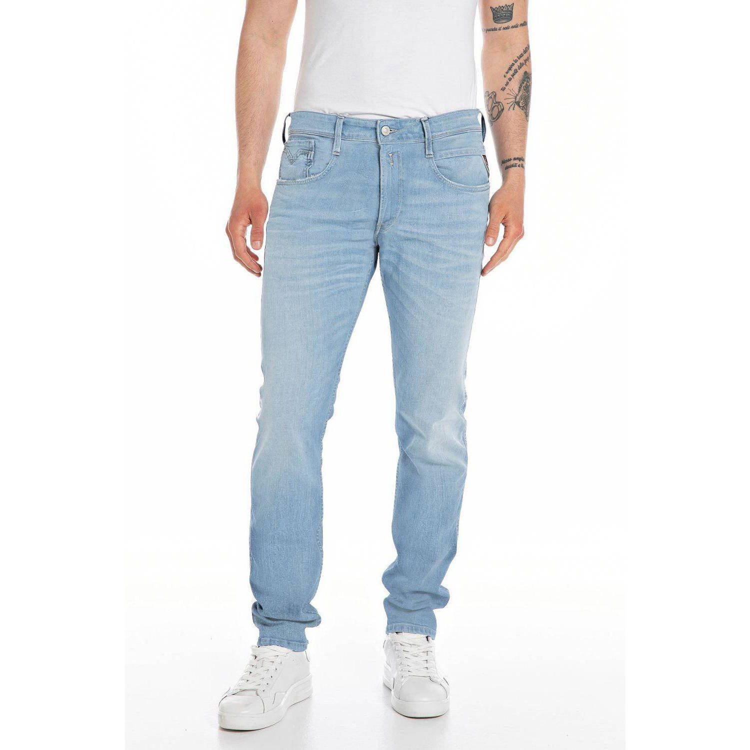 REPLAY slim fit jeans ANBASS light blue