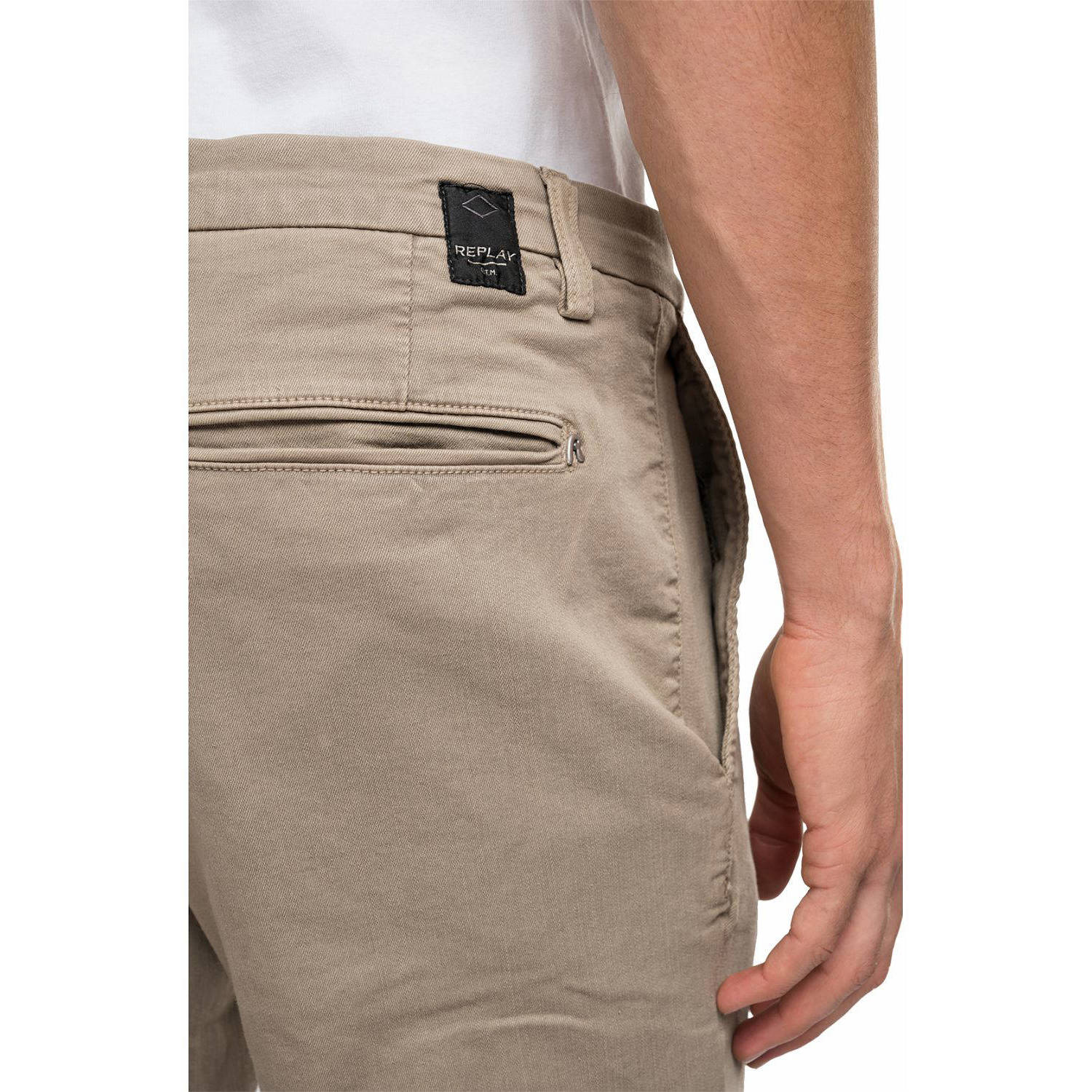 REPLAY regular fit chino BENNI sand