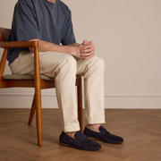 thumbnail: Manfield suède loafers blauw