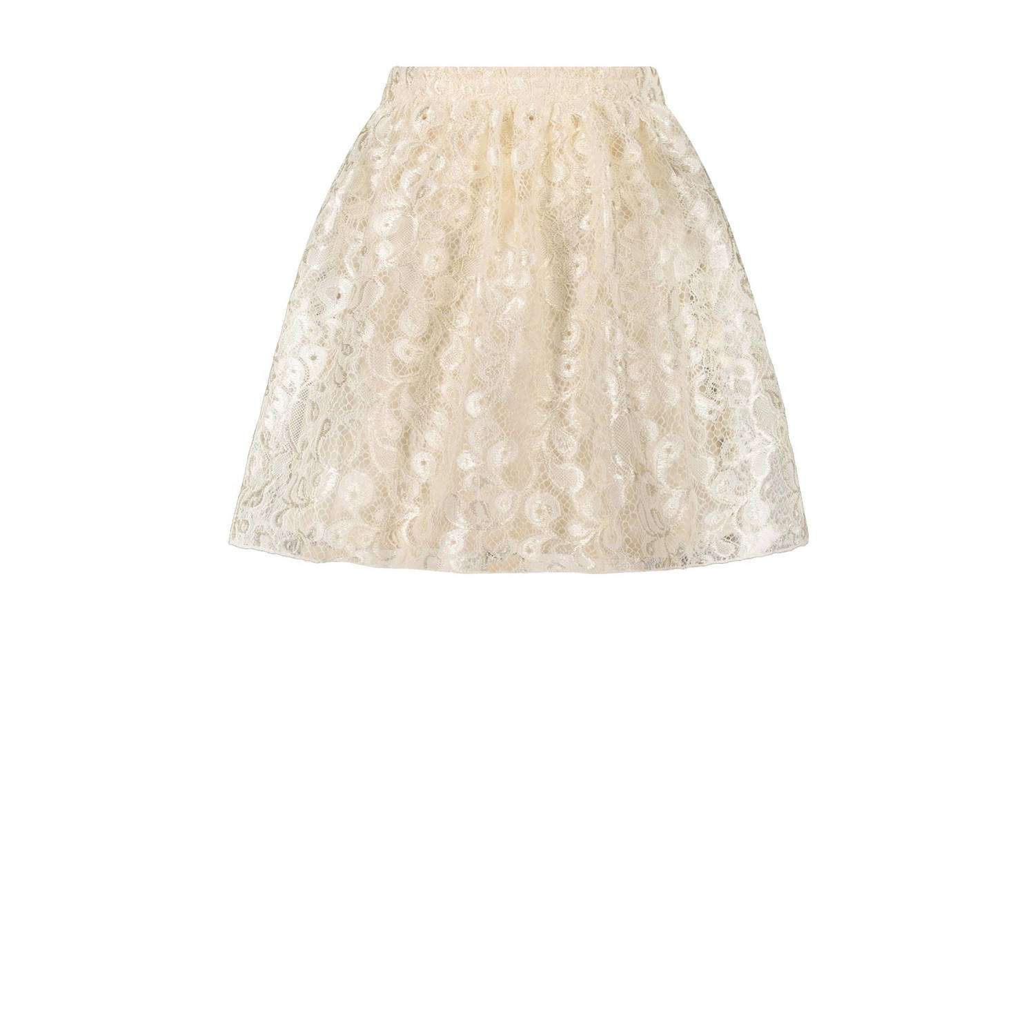 Le Chic kanten rok TRUTHY met kant bruin