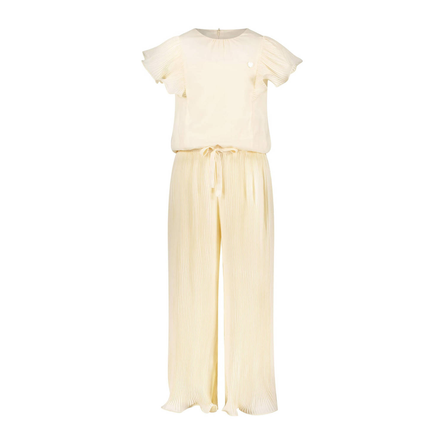Le Chic jumpsuit KESRA van gerecycled polyester wit Effen 128