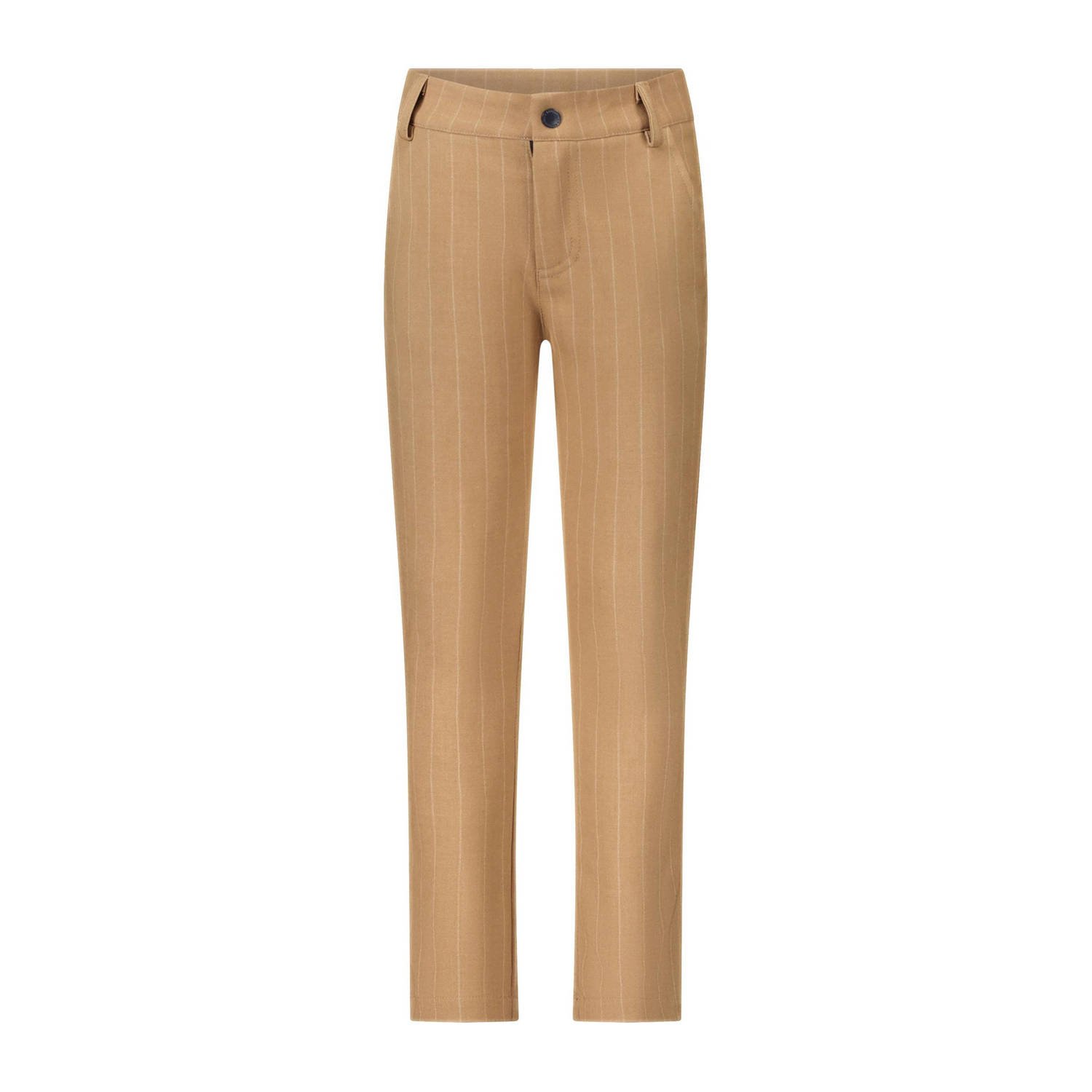 Le Chic Garcon regular fit broek DAIMLER bruin Jongens Polyester Effen 104