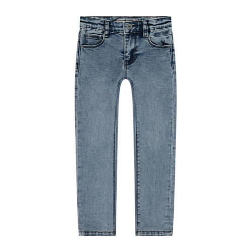 Stains&Stories slim fit jeans blauw